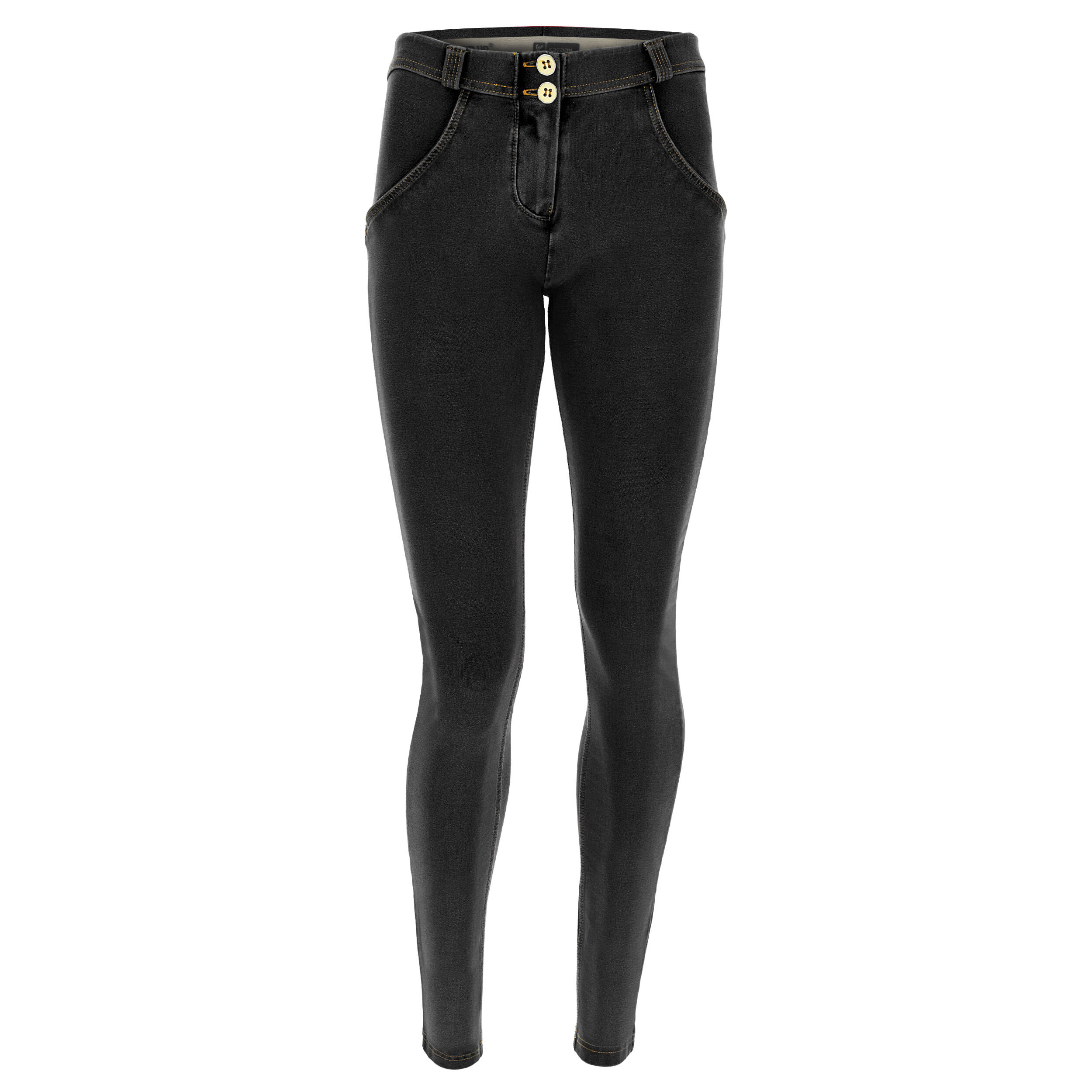 Freddy Jeggings push up WR.UP® skinny in cotone organico Black Indigo+ Y.Seams Donna Xxs