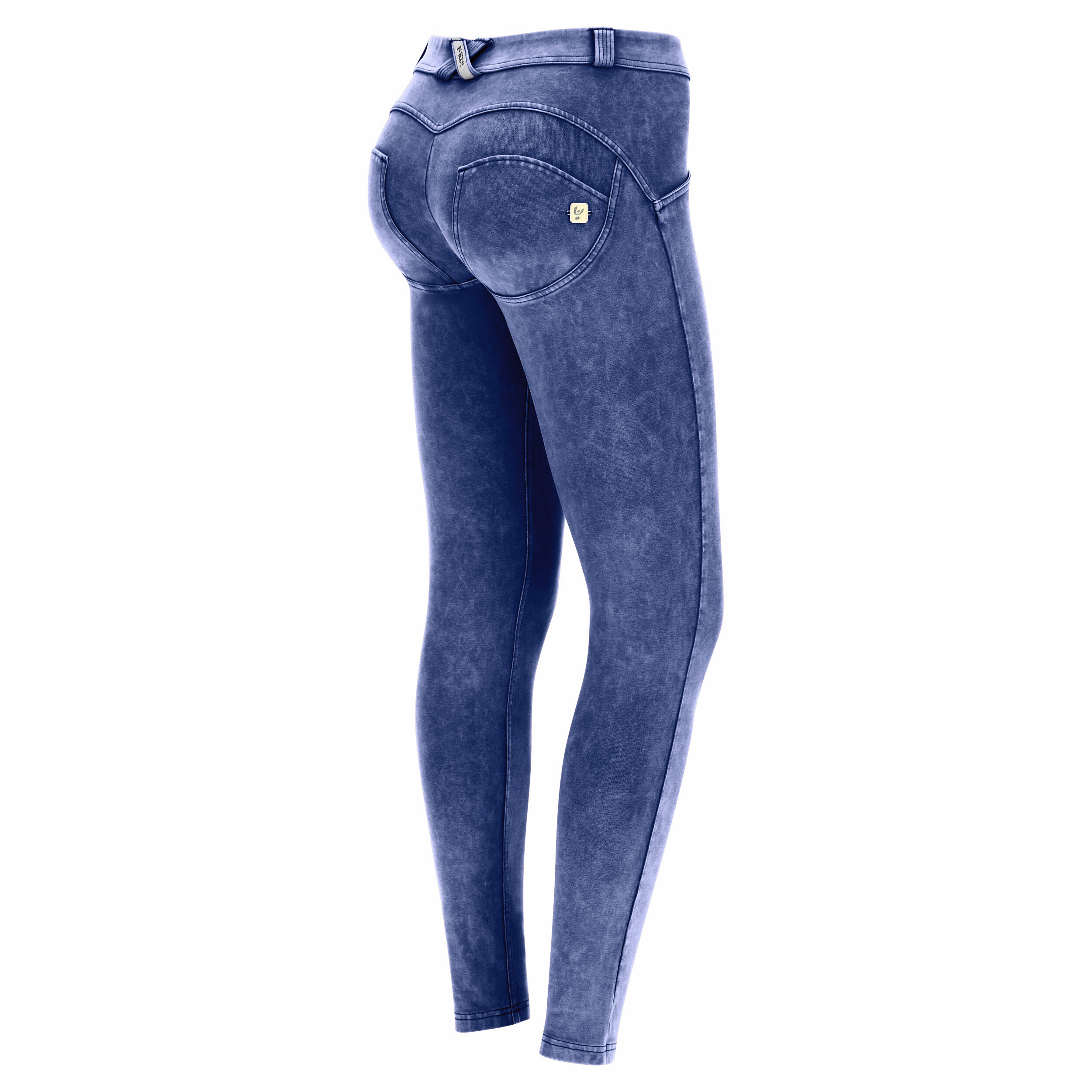 Freddy Pantaloni push up WR.UP® tessuto ecologico effetto bleached Navy Peony Donna Large