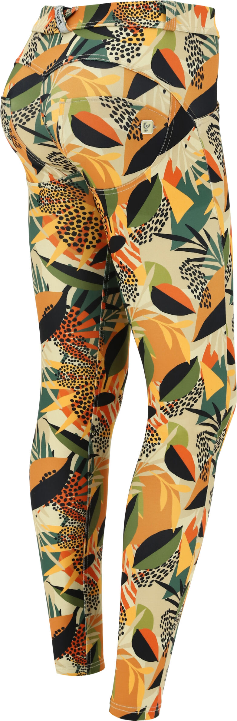 Freddy Pantaloni push up WR.UP® tessuto traspirante ecologico floreale Allover Flower Donna Small