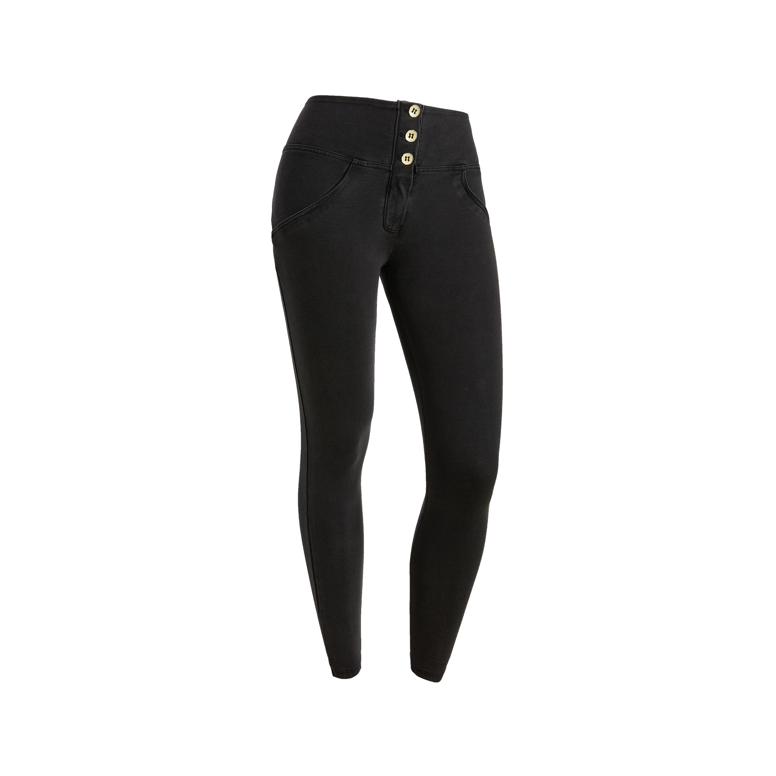 Freddy Jeggings push up WR.UP® clessidra superskinny vita alta Jeans Nero-Cuciture In Tono Donna Medium