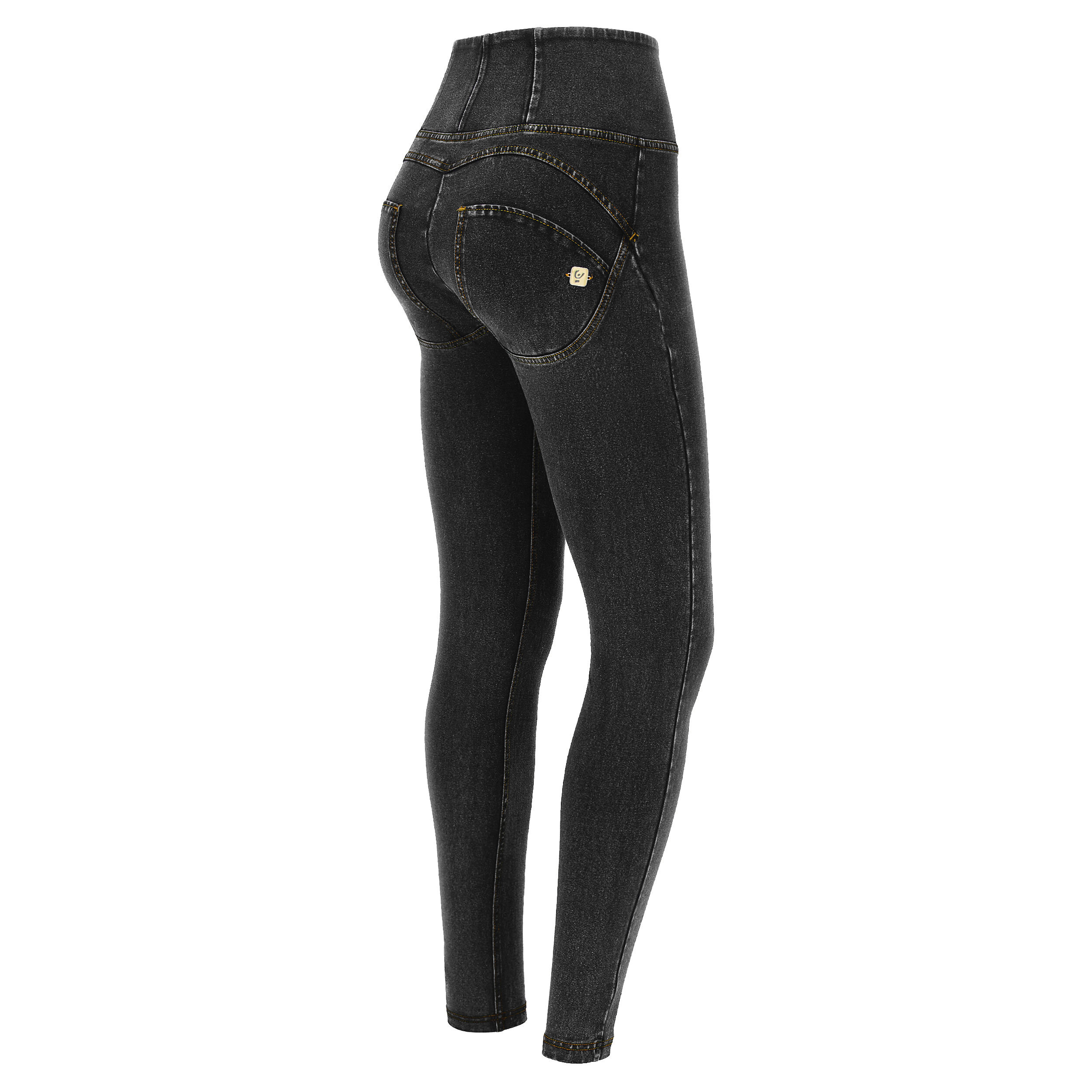 Freddy Jeggings push up WR.UP® superskinny vita alta con zip Black Indigo+ Y.Seams Donna Extra Small