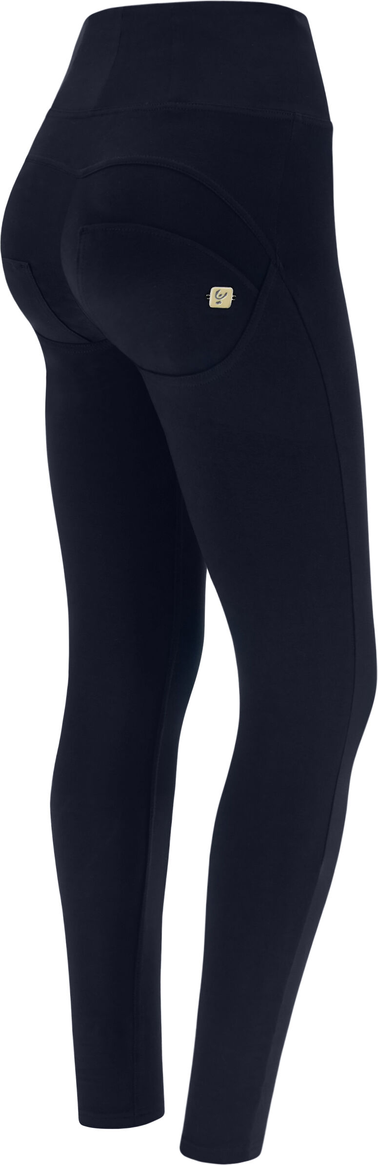 Freddy Pantaloni push up WR.UP® vita altissima in jersey organico Nero Donna Small