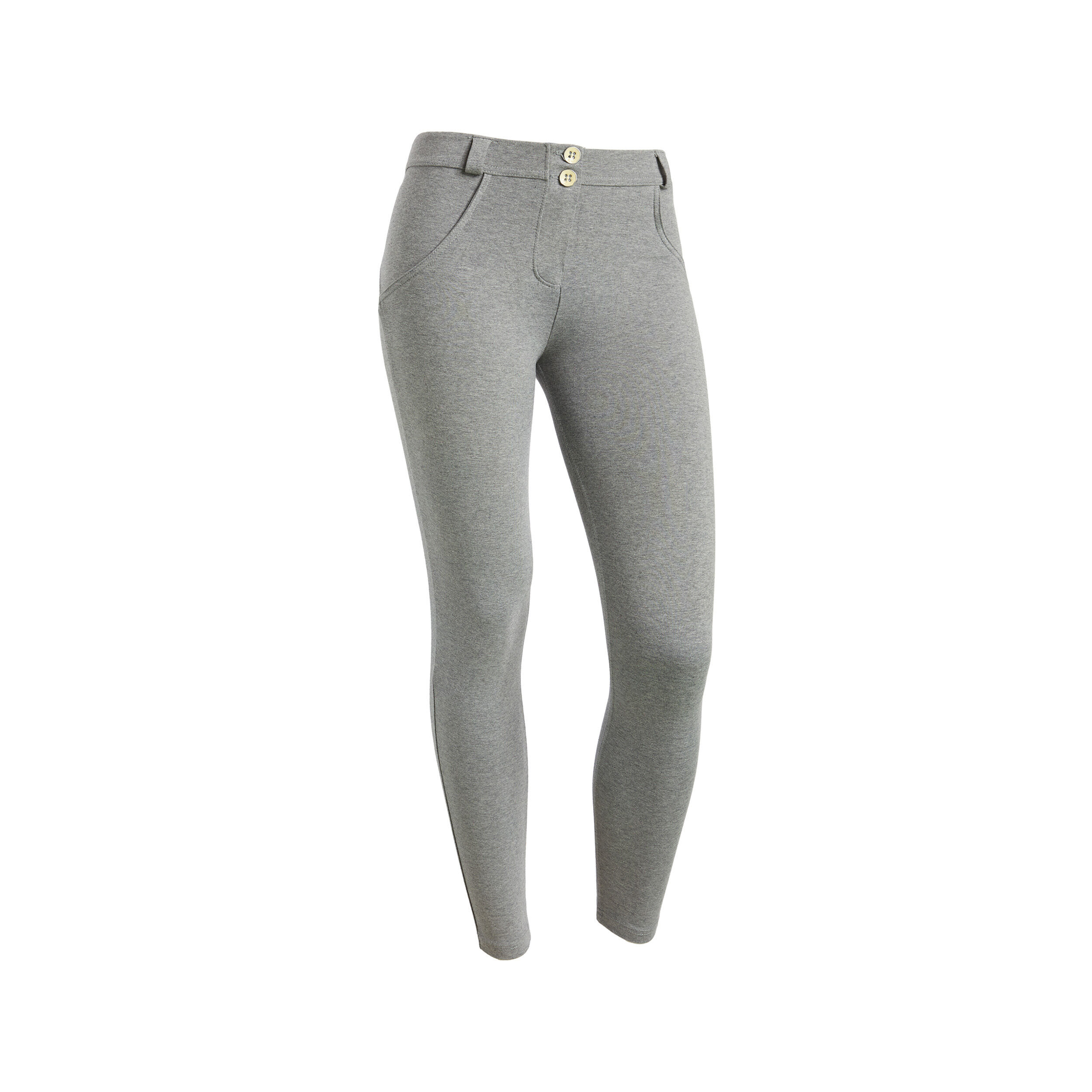 Freddy Pantaloni push up WR.UP® superskinny a clessidra in cotone Grigio Mélange Donna Medium