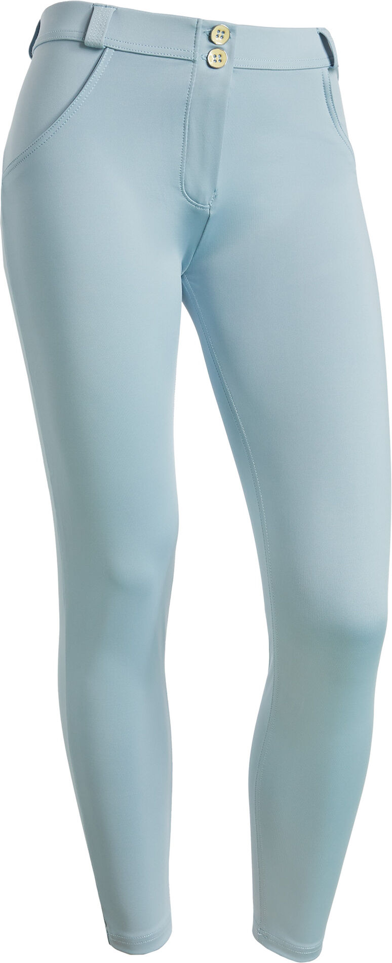 Freddy Pantaloni push up WR.UP® clessidra vita regular traspiranti Blue Fog Donna Small