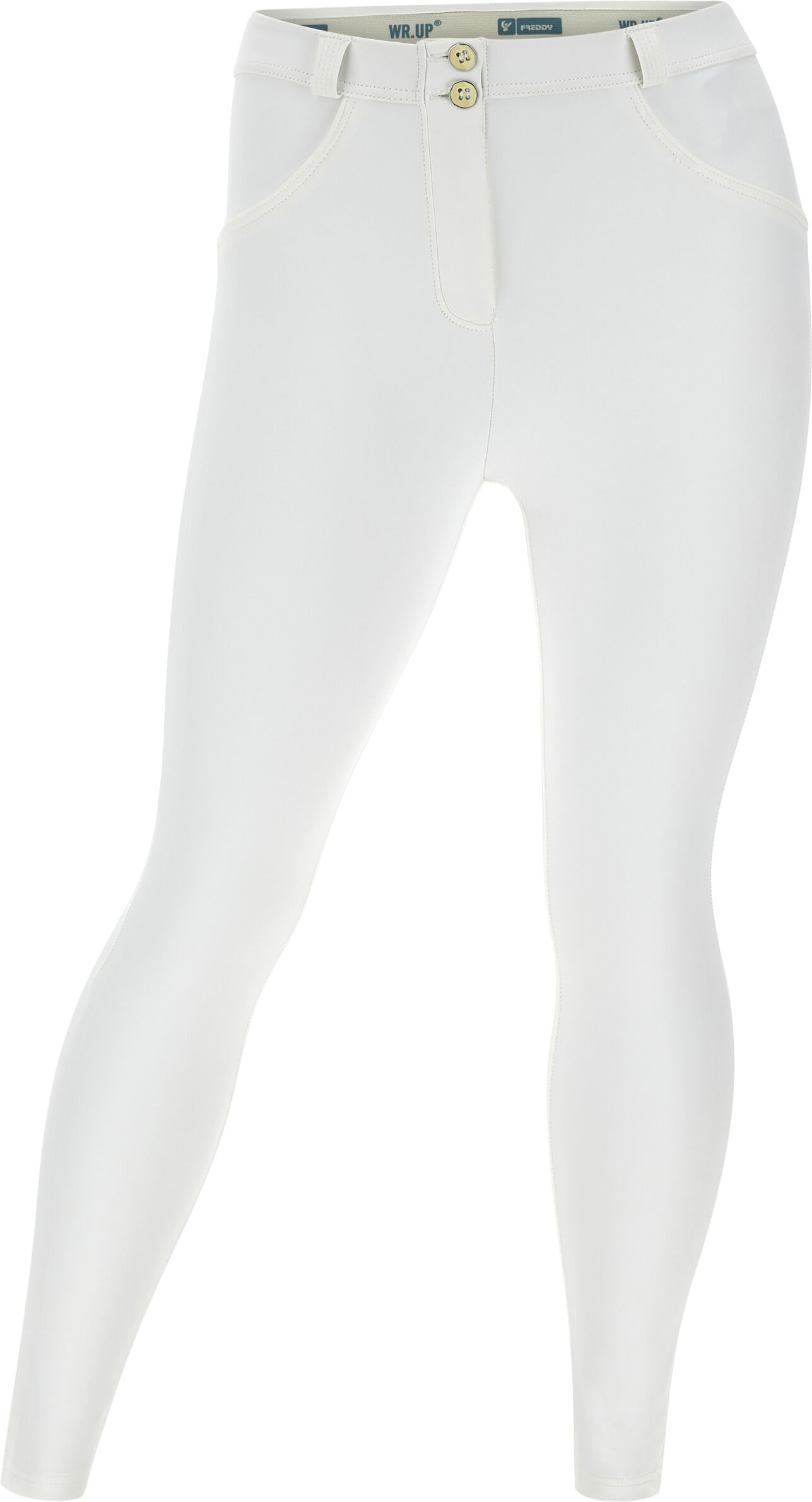 Freddy Pantaloni push up WR.UP® curvy con gamba superskinny similpelle Bianco Donna Small