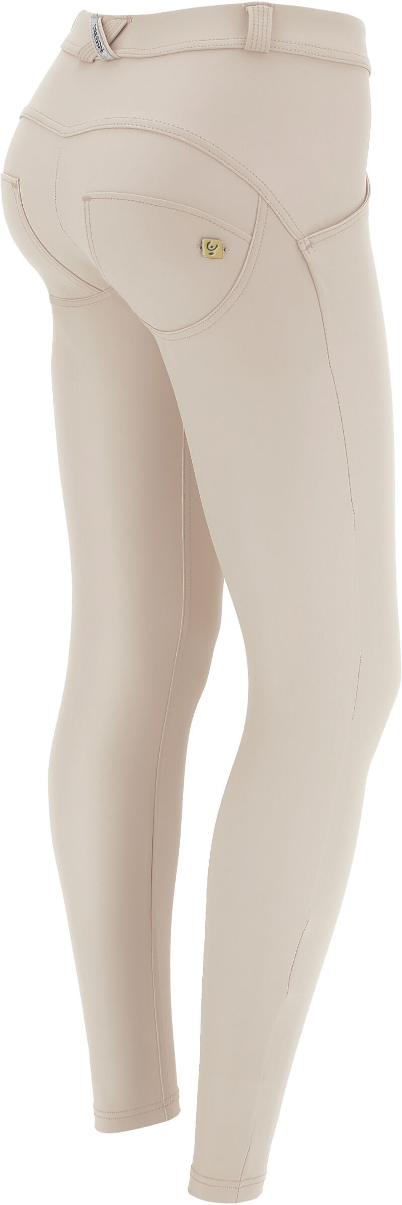 Freddy Pantaloni push up WR.UP® superskinny similpelle ecologica White Sand Donna Extra Small