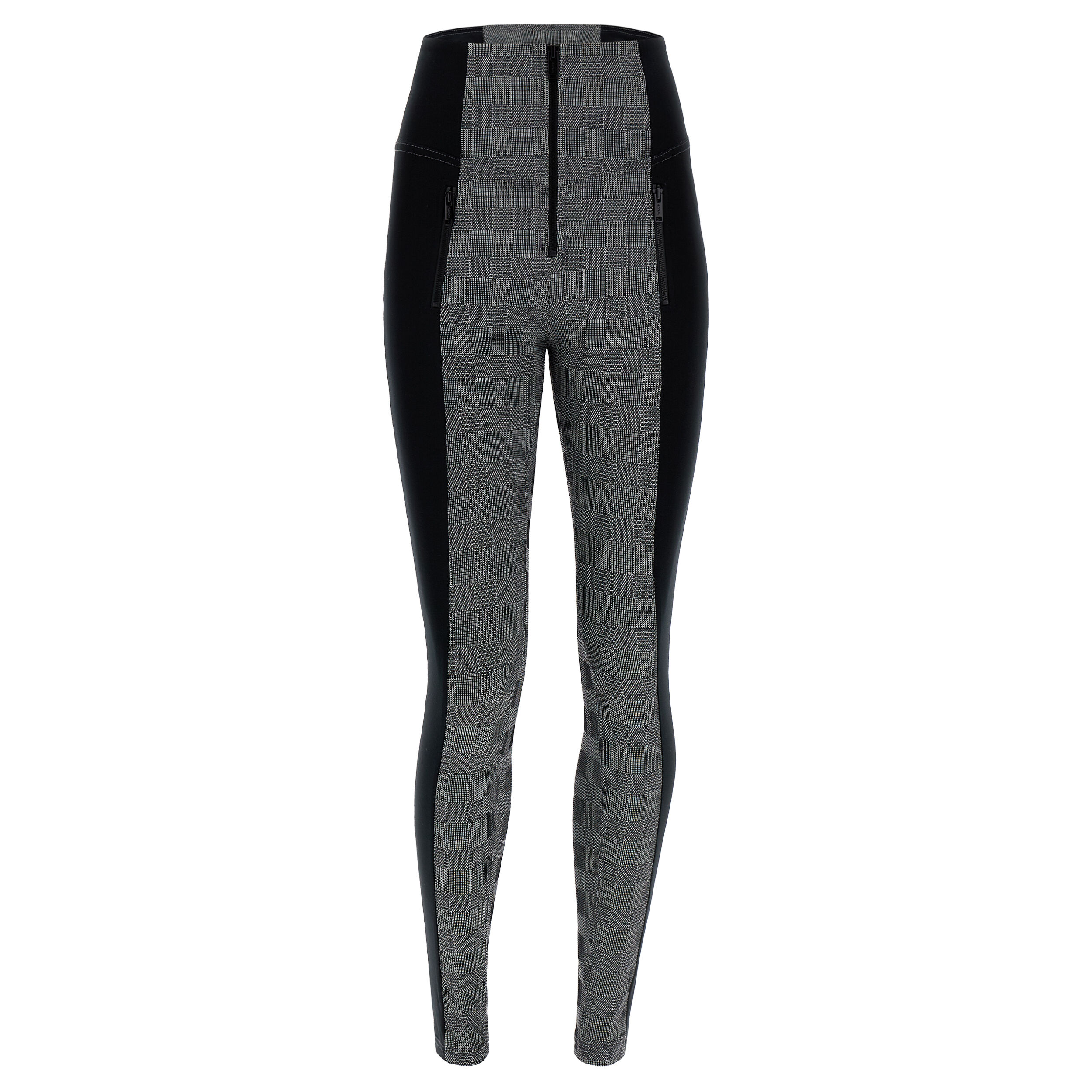 Freddy Pantaloni push up WR.UP® in tessuto principe di galles Prince Of Galles Donna Small