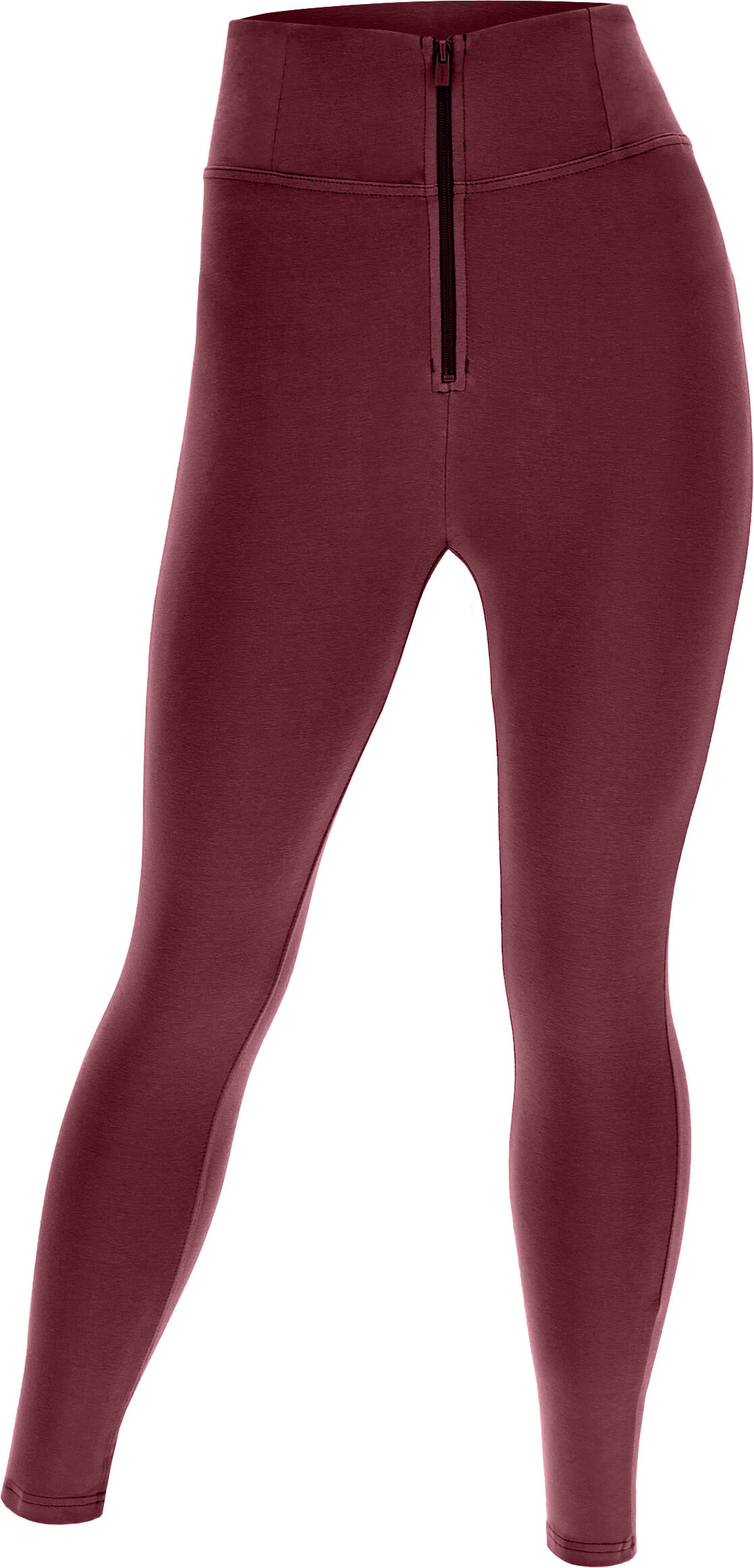 Freddy Pantaloni push up WR.UP® 7/8 curvy vita alta con zip Windsor Wine Donna Large