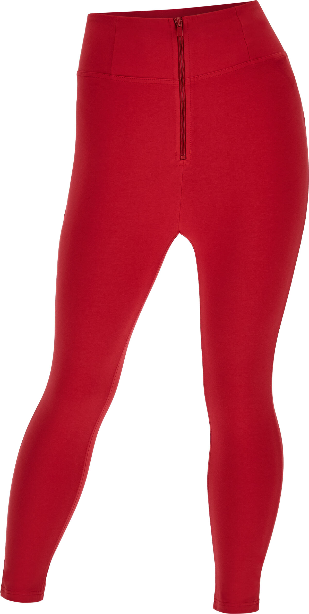 Freddy Pantaloni push up WR.UP® 7/8 curvy vita alta con zip Tango Red Donna Medium