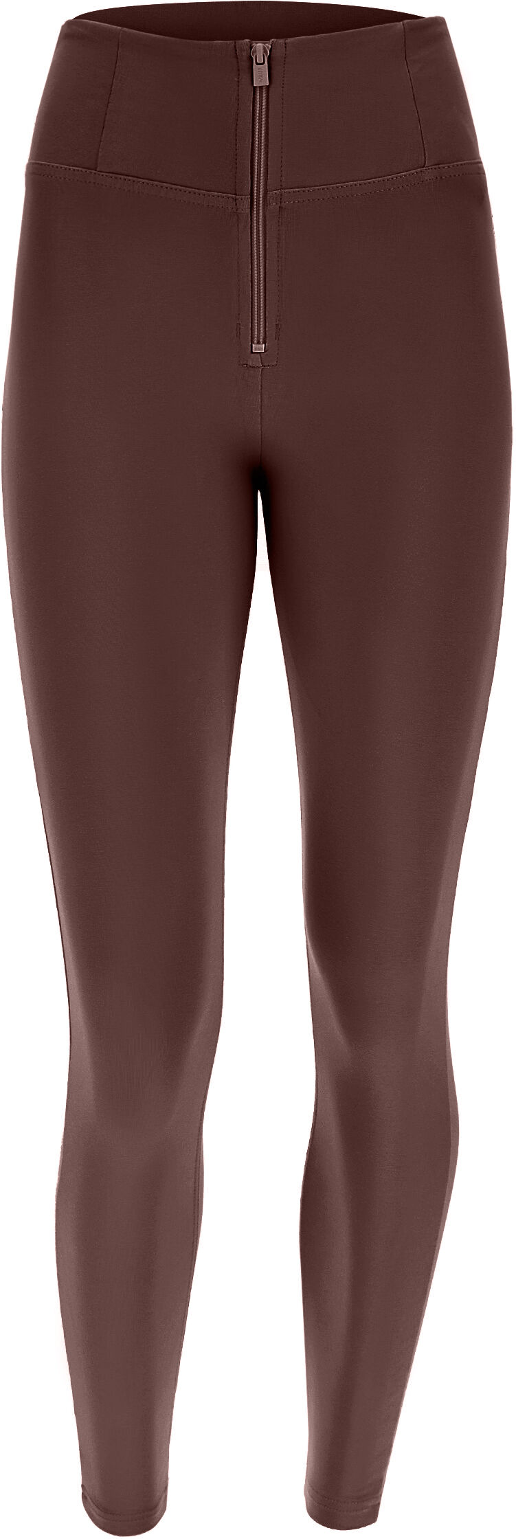 Freddy Pantaloni push up WR.UP® 7/8 superskinny vita alta con zip French Roast Donna Medium