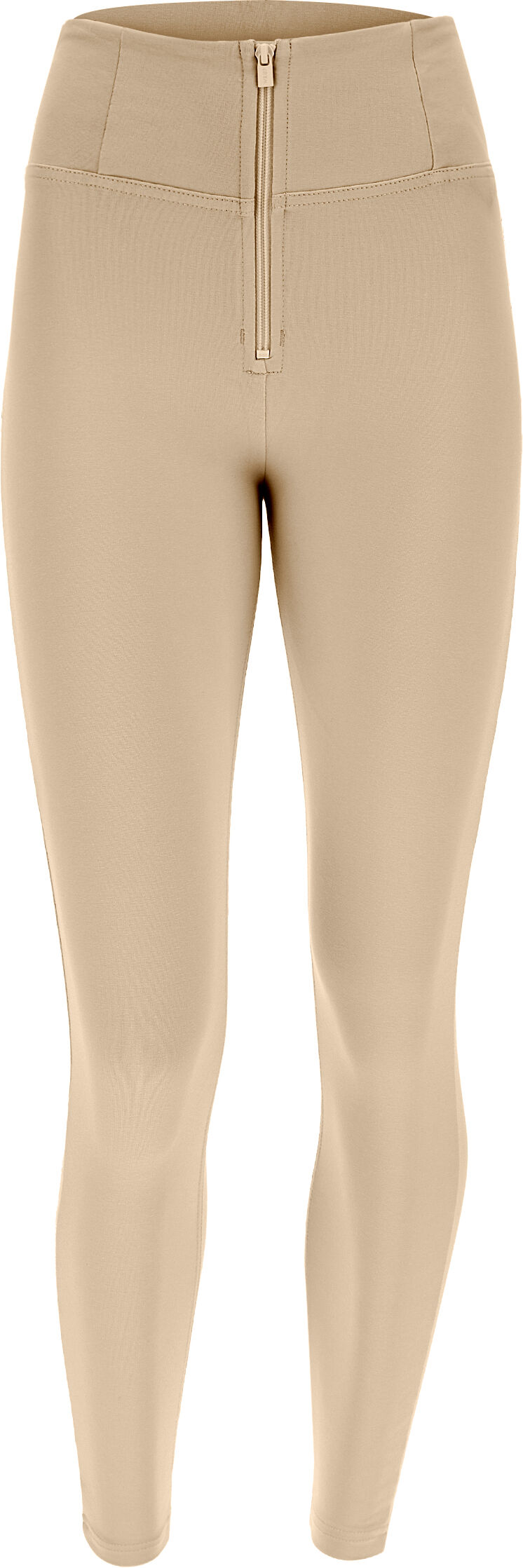 Freddy Pantaloni push up WR.UP® 7/8 superskinny vita alta con zip Warm Sand Donna Xxs