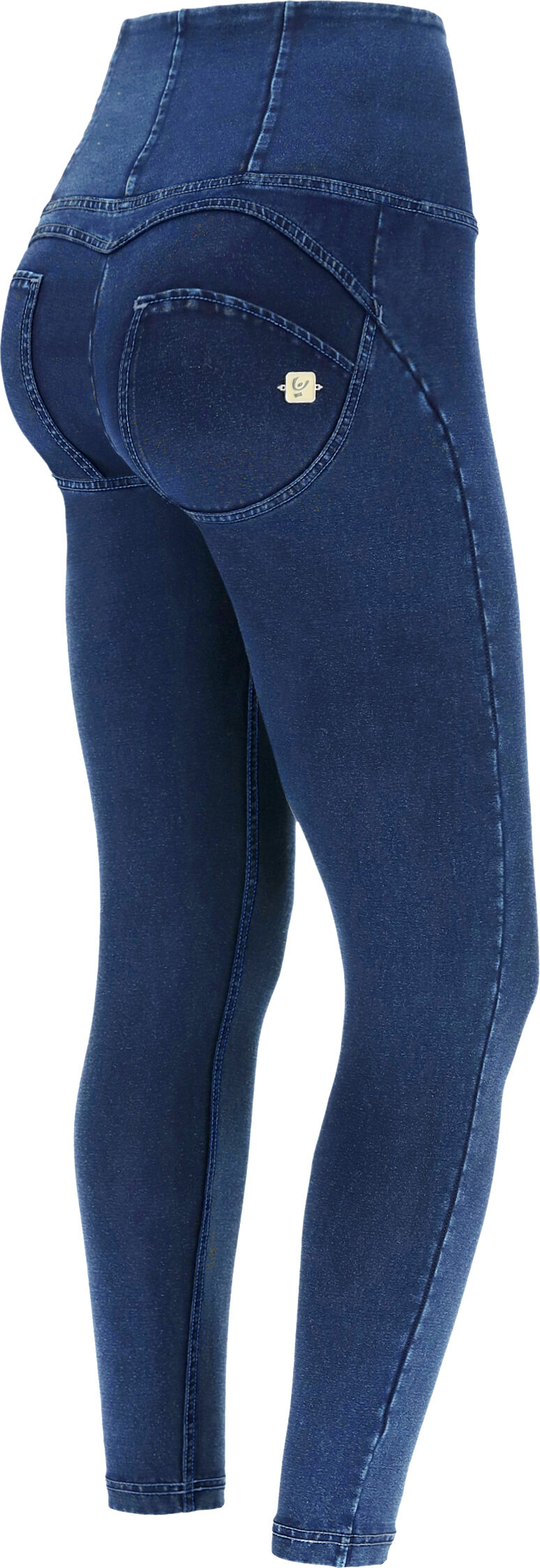 Freddy Jeggings push up WR.UP® 7/8 superskinny vita alta con zip Dark Jeans-Seams On Tone Donna Small