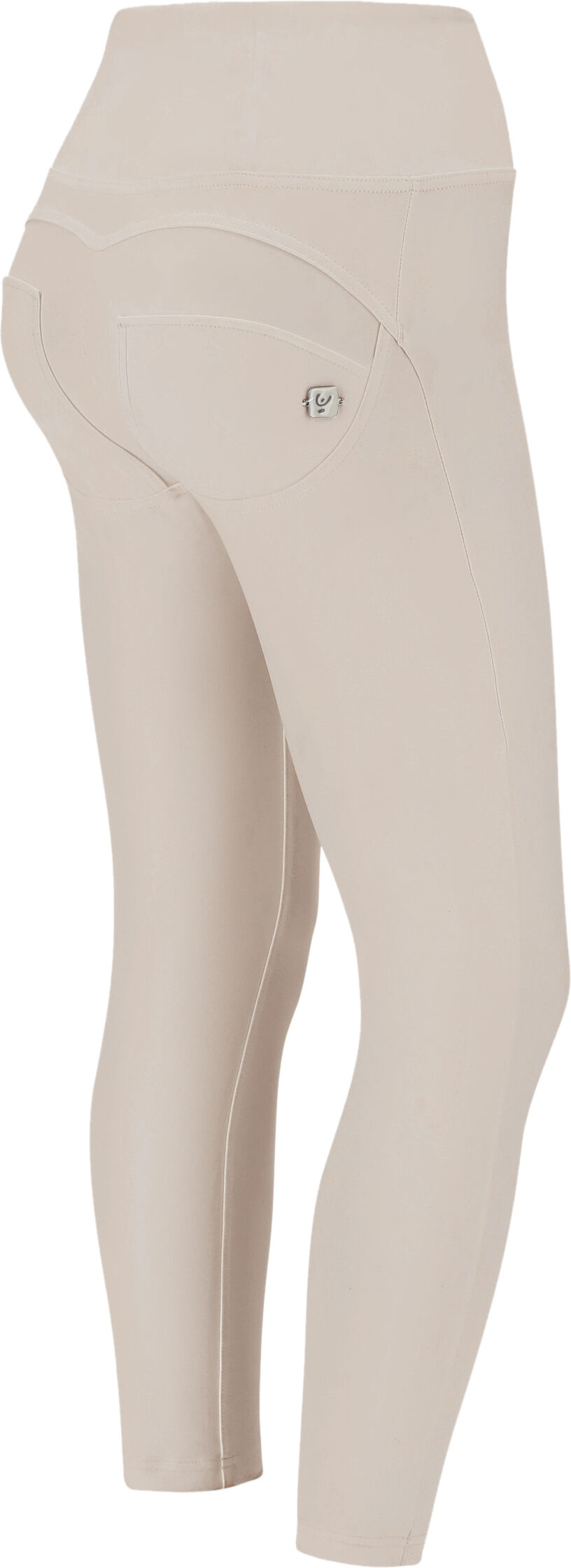 Freddy Pantaloni push up WR.UP® 7/8 superskinny vita alta similpelle White Sand Donna Medium