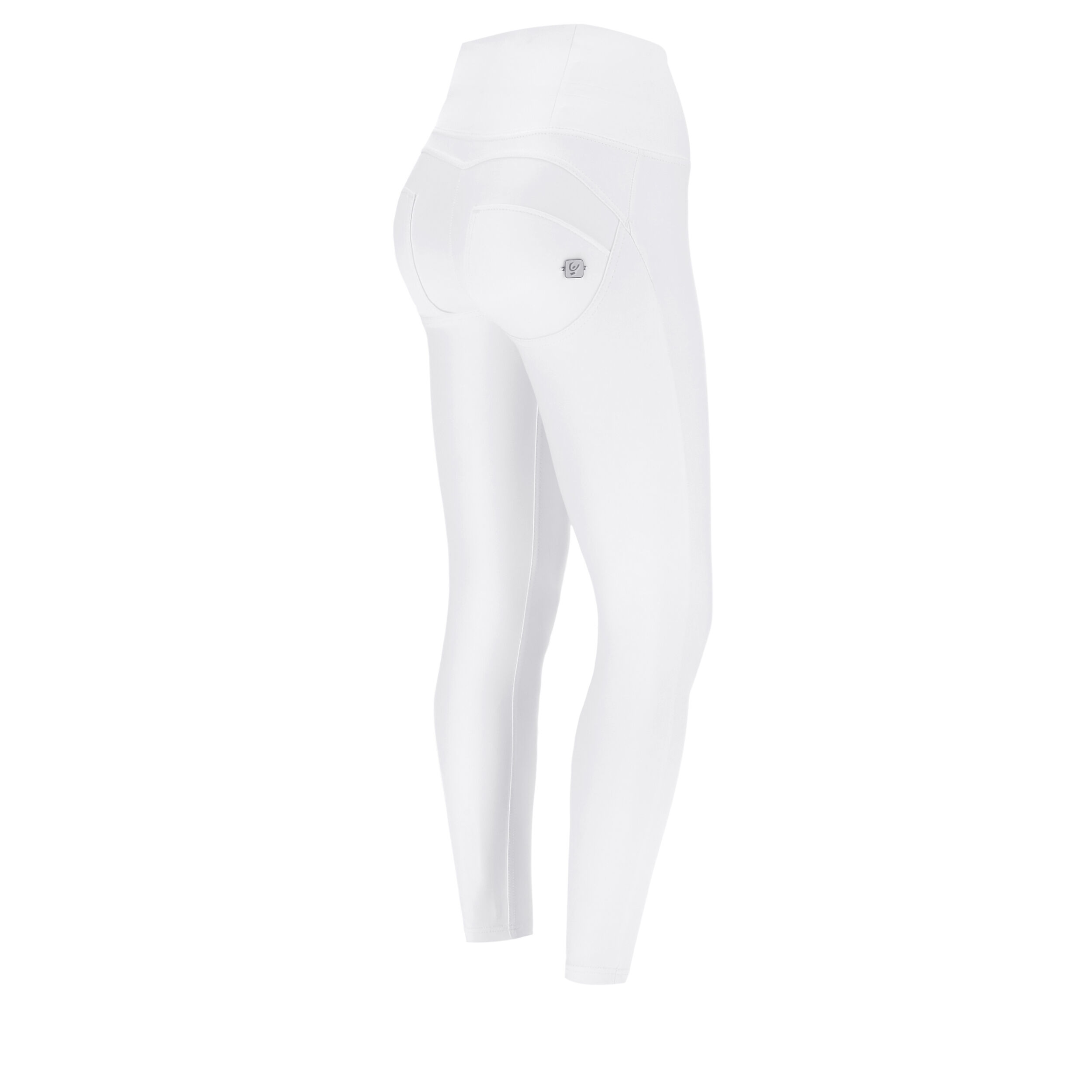 Freddy Pantaloni WR.UP® 7/8 superskinny vita alta similpelle - SPECIAL EDITION Bianco Donna Large