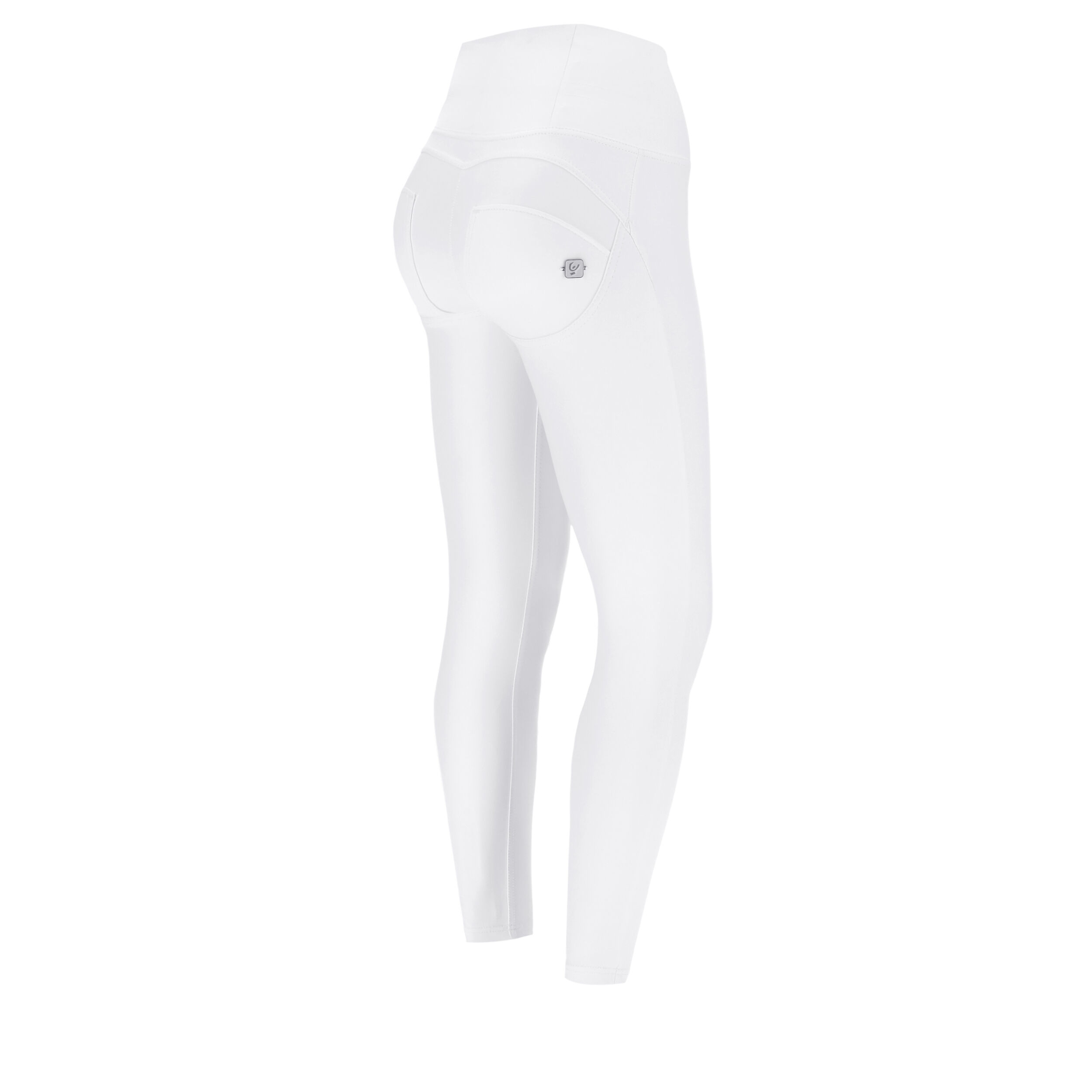 Freddy Pantaloni WR.UP® 7/8 superskinny vita alta similpelle - SPECIAL EDITION Bianco Donna Medium