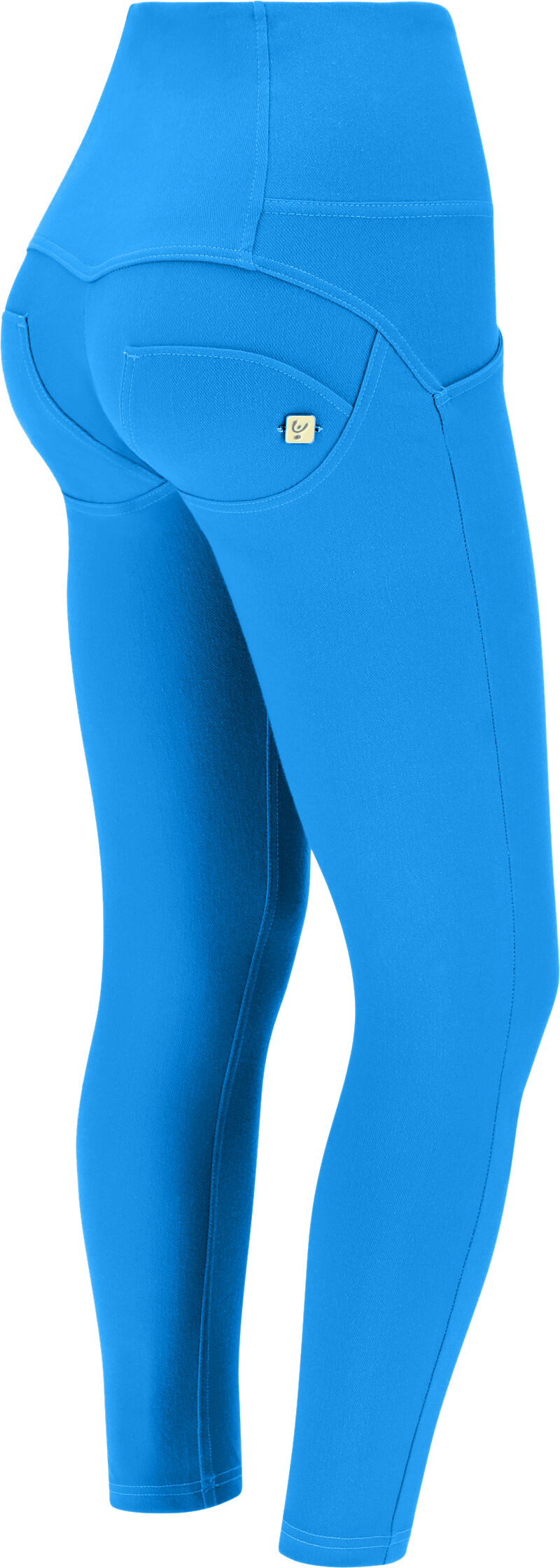 Freddy Pantaloni push up WR.UP® 7/8 vita alta jersey drill ecologico Diva Blue Donna Small