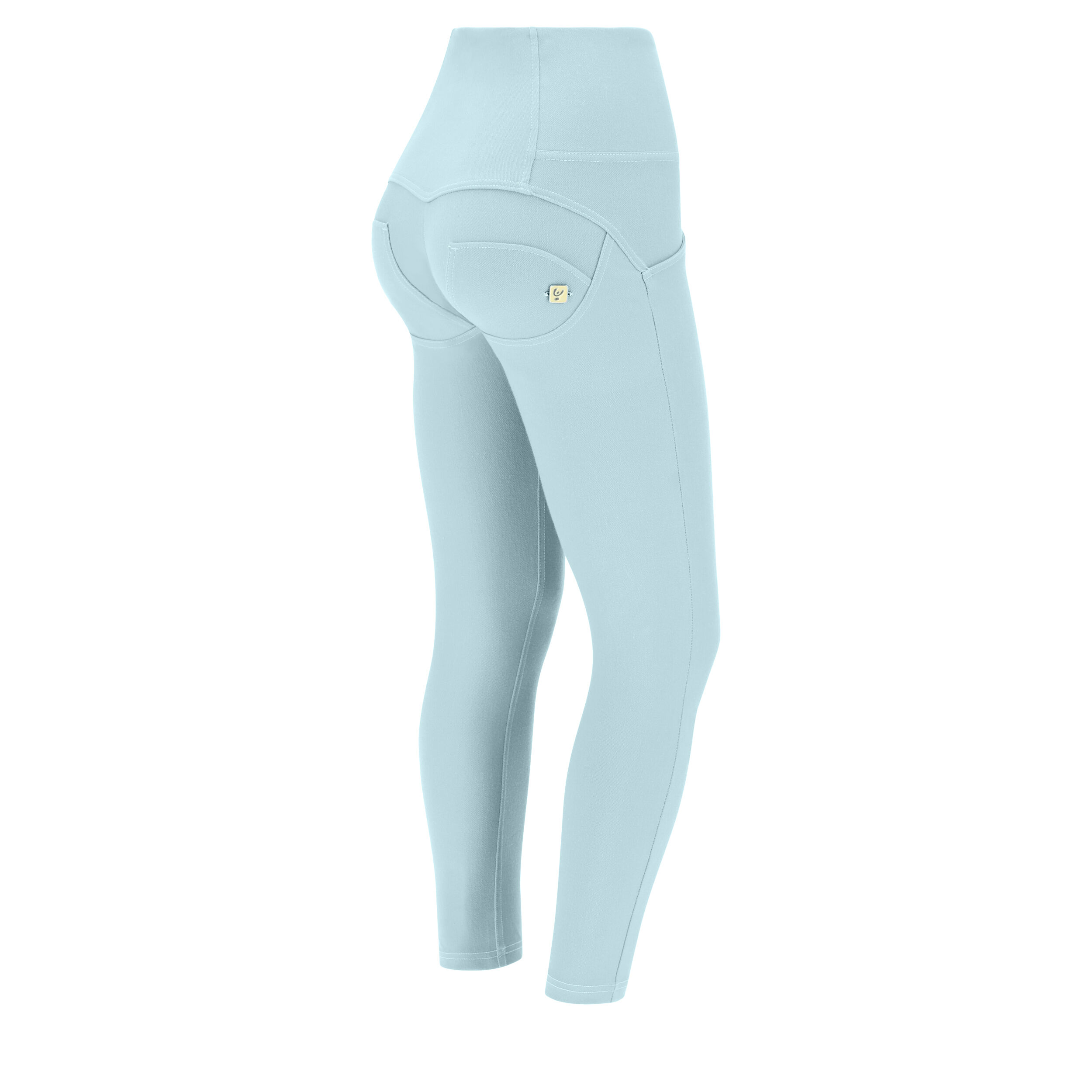 Freddy Pantaloni push up WR.UP® 7/8 vita alta jersey drill ecologico Fair Aqua Donna Small