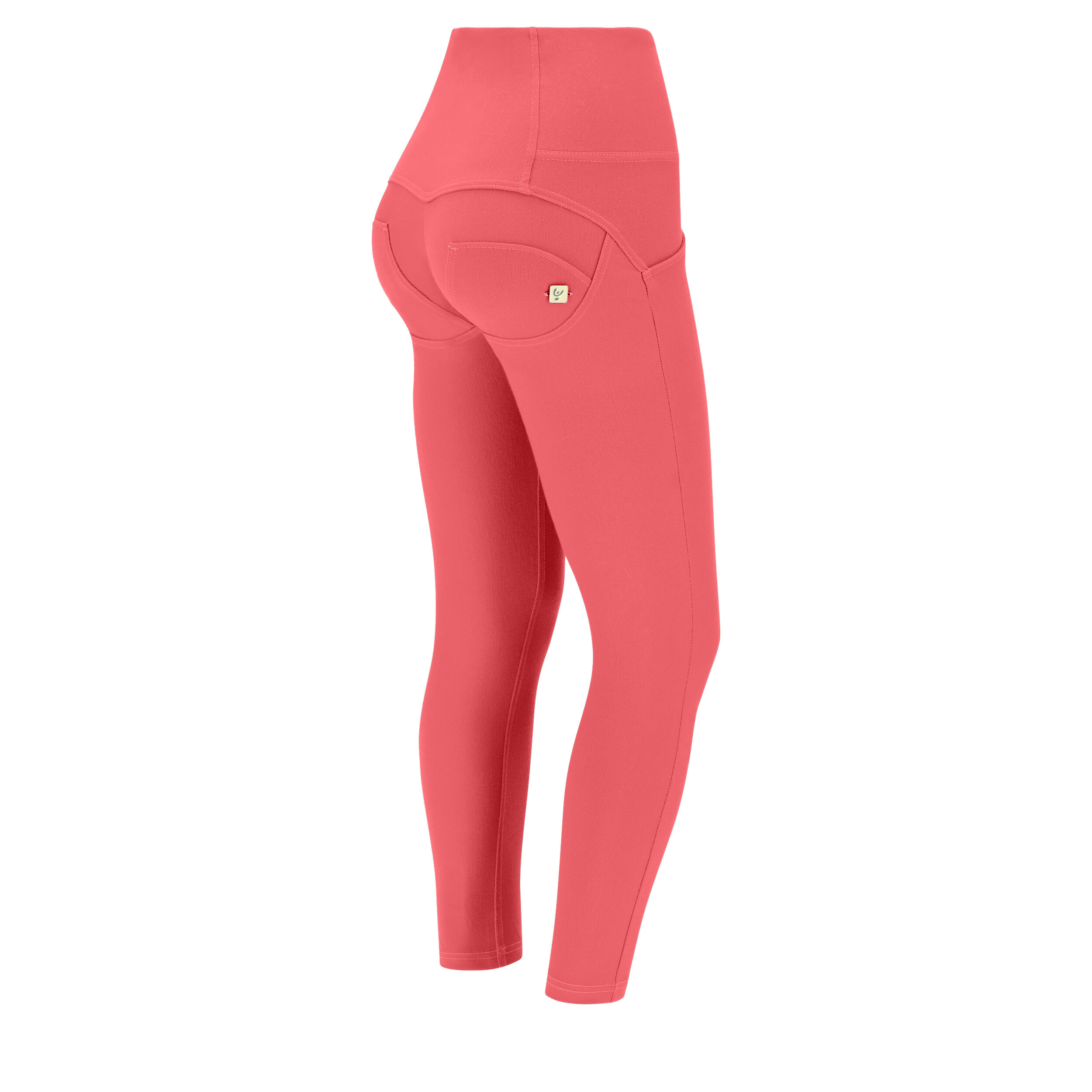 Freddy Pantaloni push up WR.UP® 7/8 vita alta jersey drill ecologico Fuchsia Donna Medium