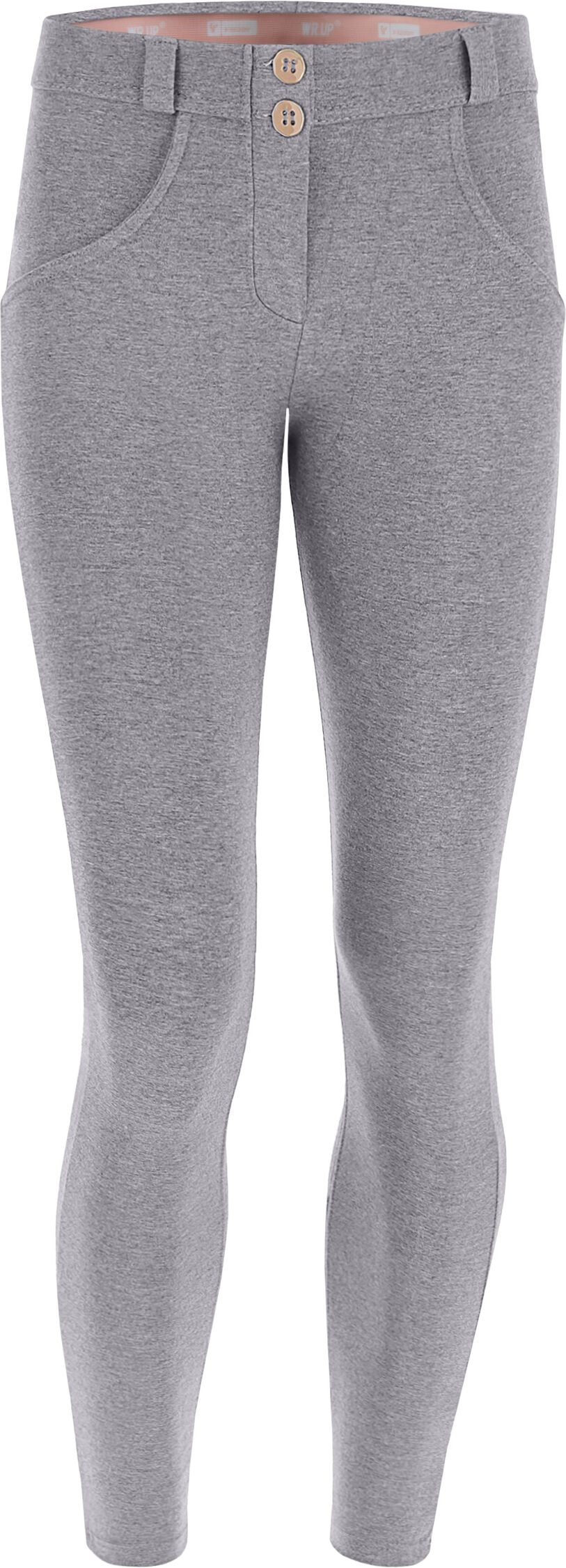 Freddy Pantaloni push up WR.UP® 7/8 superskinny cotone organico Grigio Mélange Donna Small