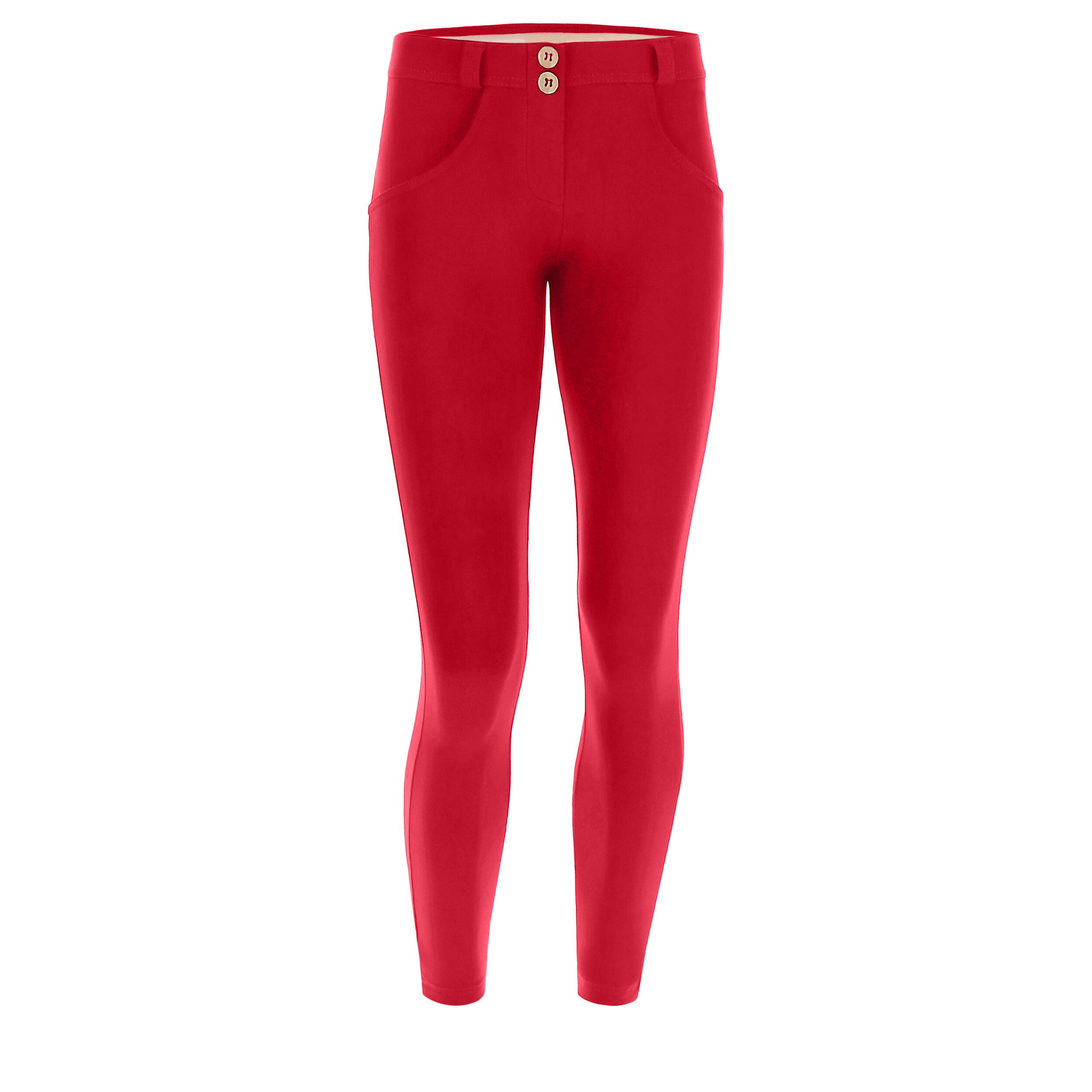 Freddy Pantaloni push up WR.UP® 7/8 superskinny cotone organico Tango Red Donna Extra Small