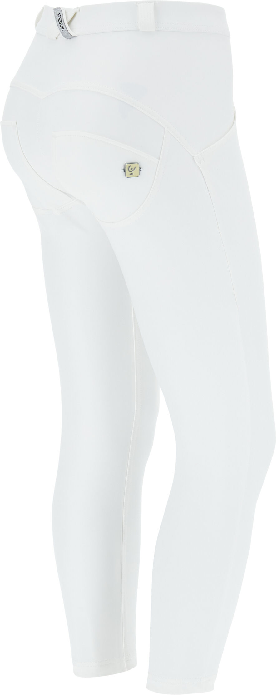 Freddy Pantaloni push up WR.UP® 7/8 superskinny similpelle ecologica Bianco Donna Xxs