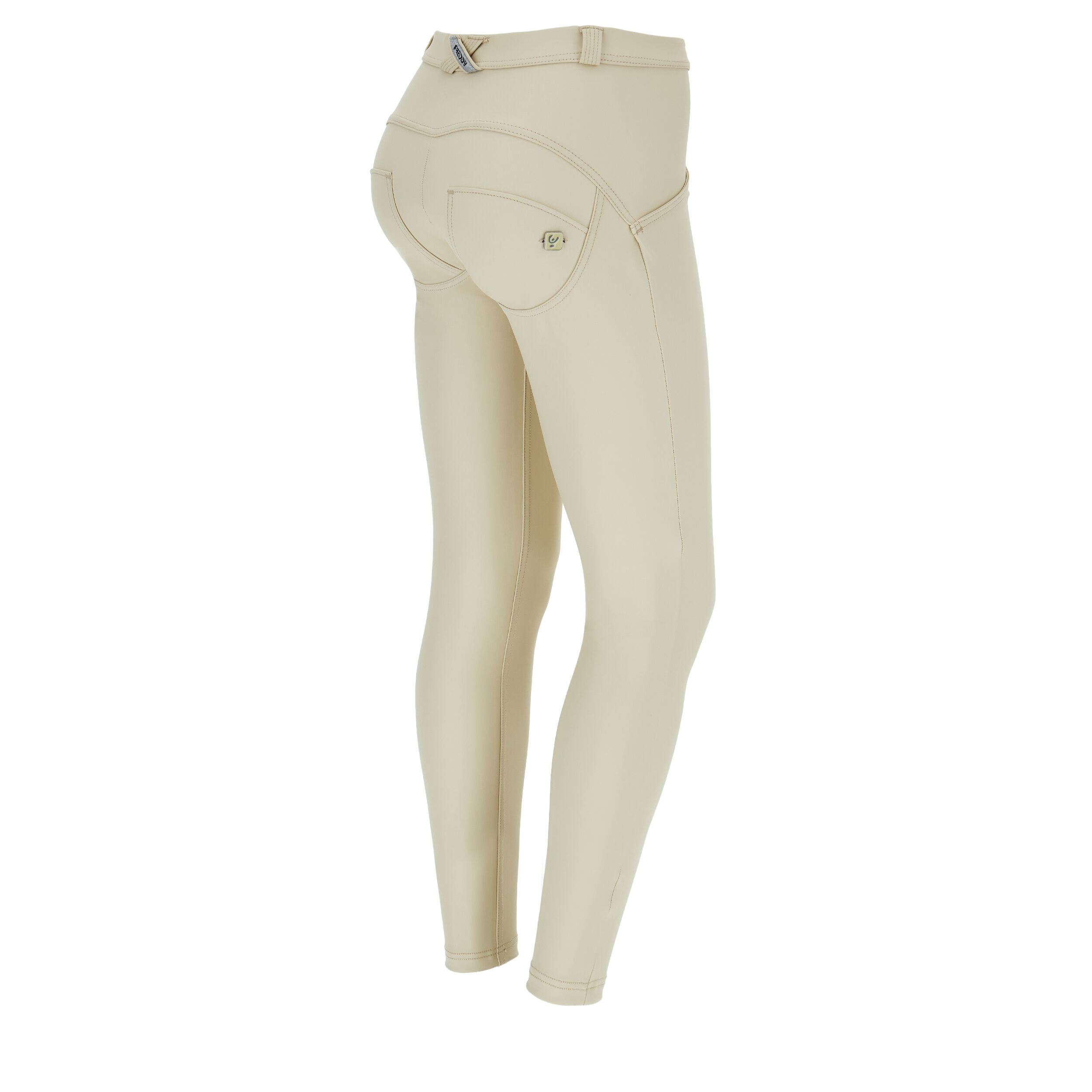 Freddy Pantaloni push up WR.UP® 7/8 superskinny similpelle ecologica Brown Rice Donna Large