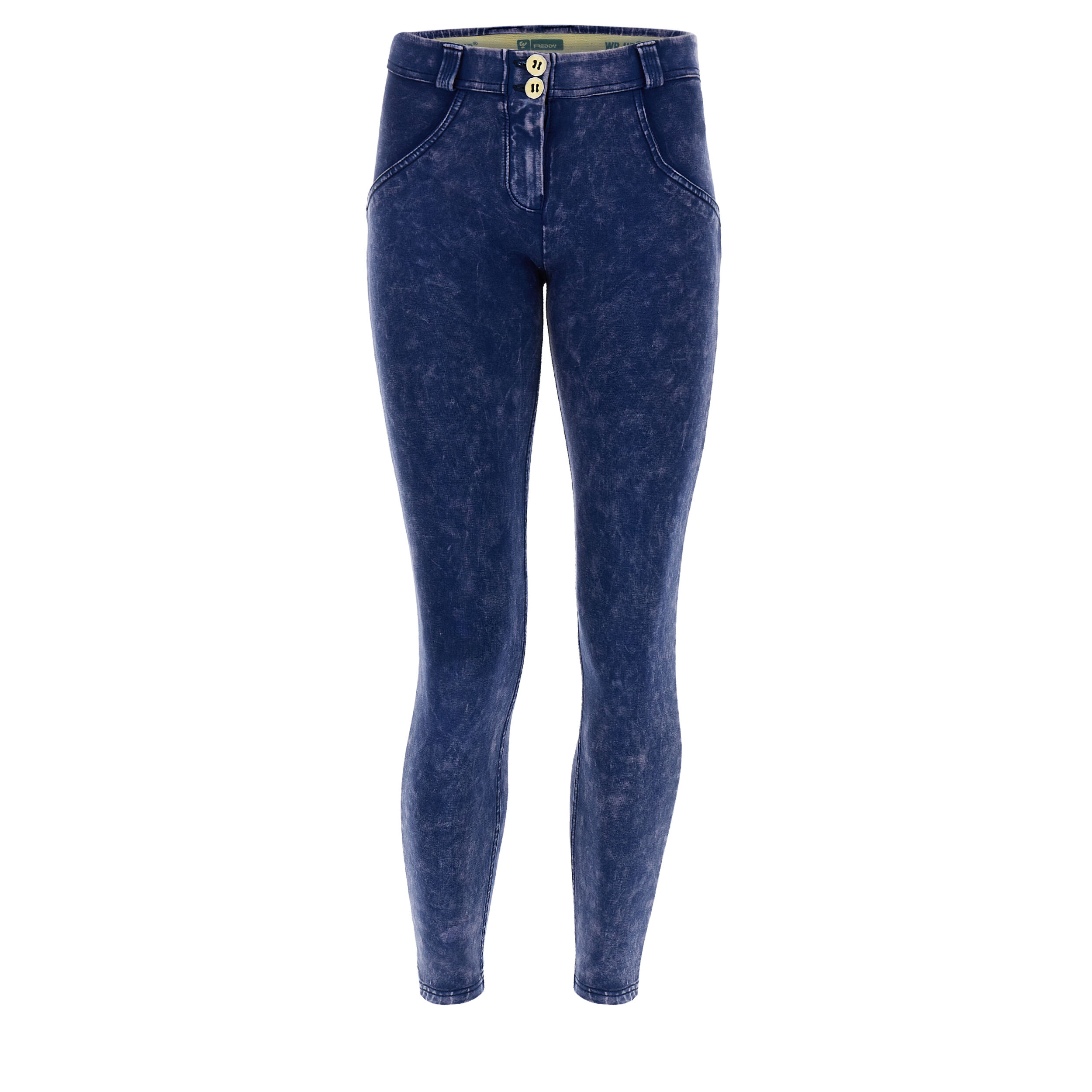 Freddy Pantaloni push up WR.UP® 7/8 superskinny effetto bleached Navy Peony Donna Large