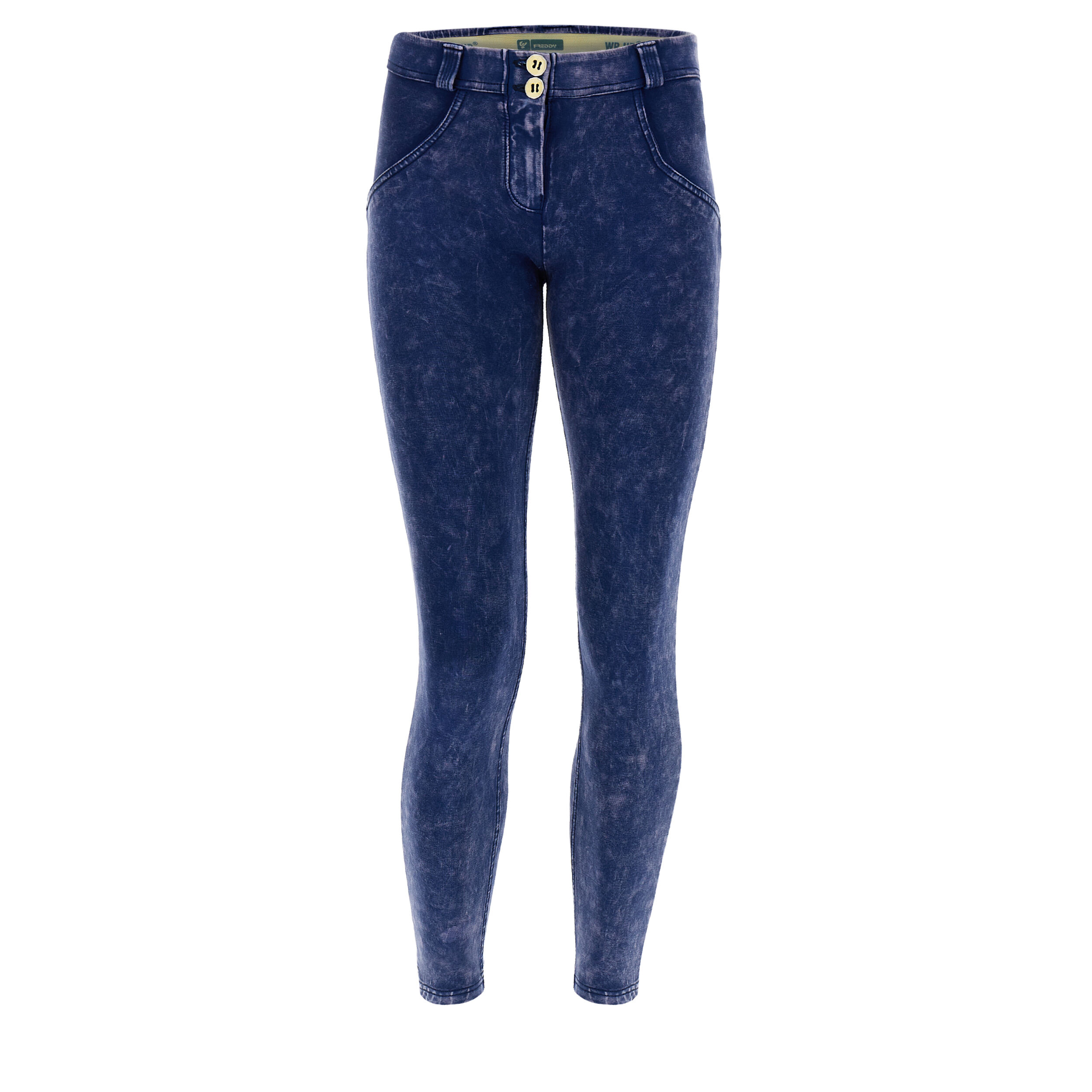 Freddy Pantaloni push up WR.UP® 7/8 superskinny effetto bleached Navy Peony Donna Medium