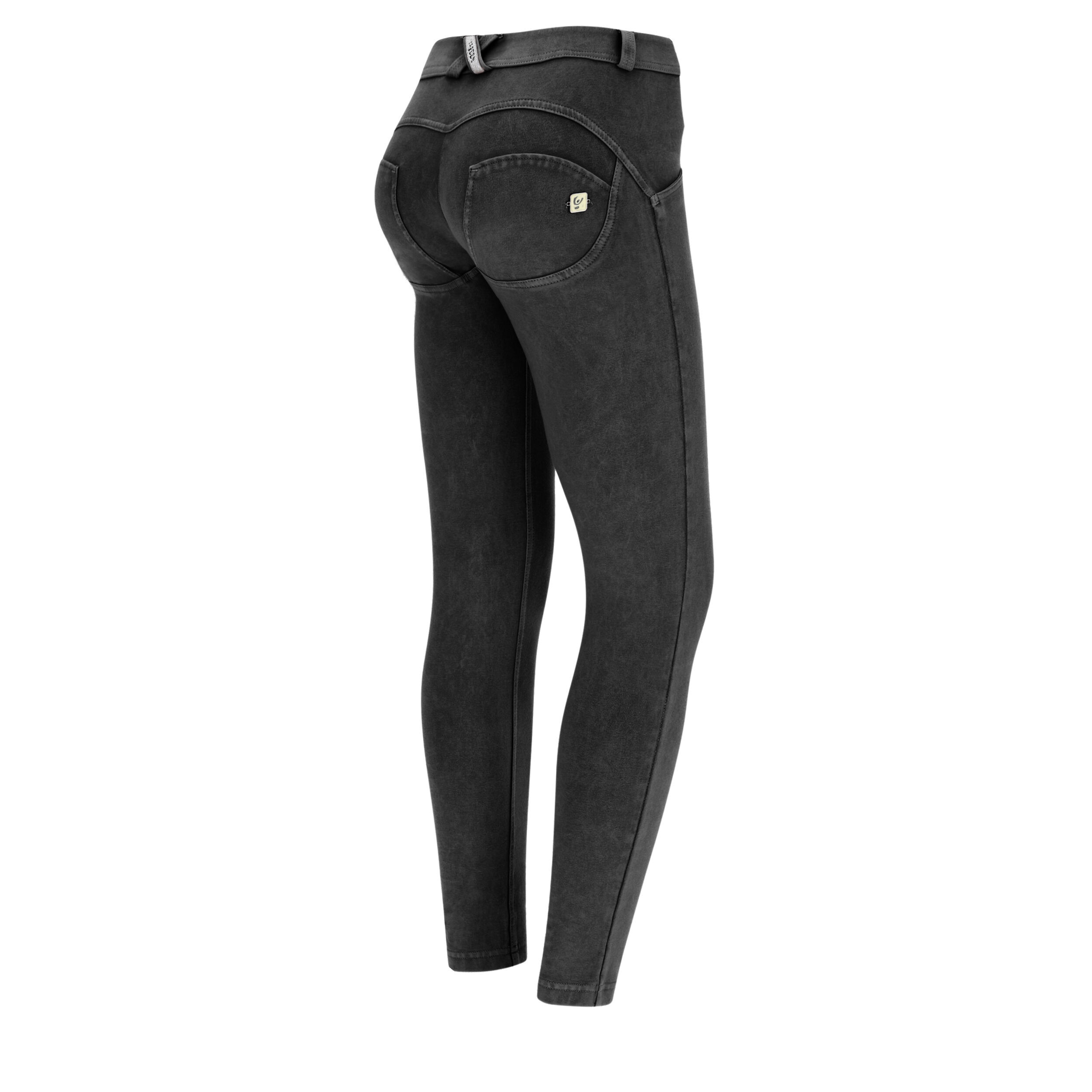 Freddy Pantaloni push up WR.UP® 7/8 superskinny effetto bleached Nero Donna Large