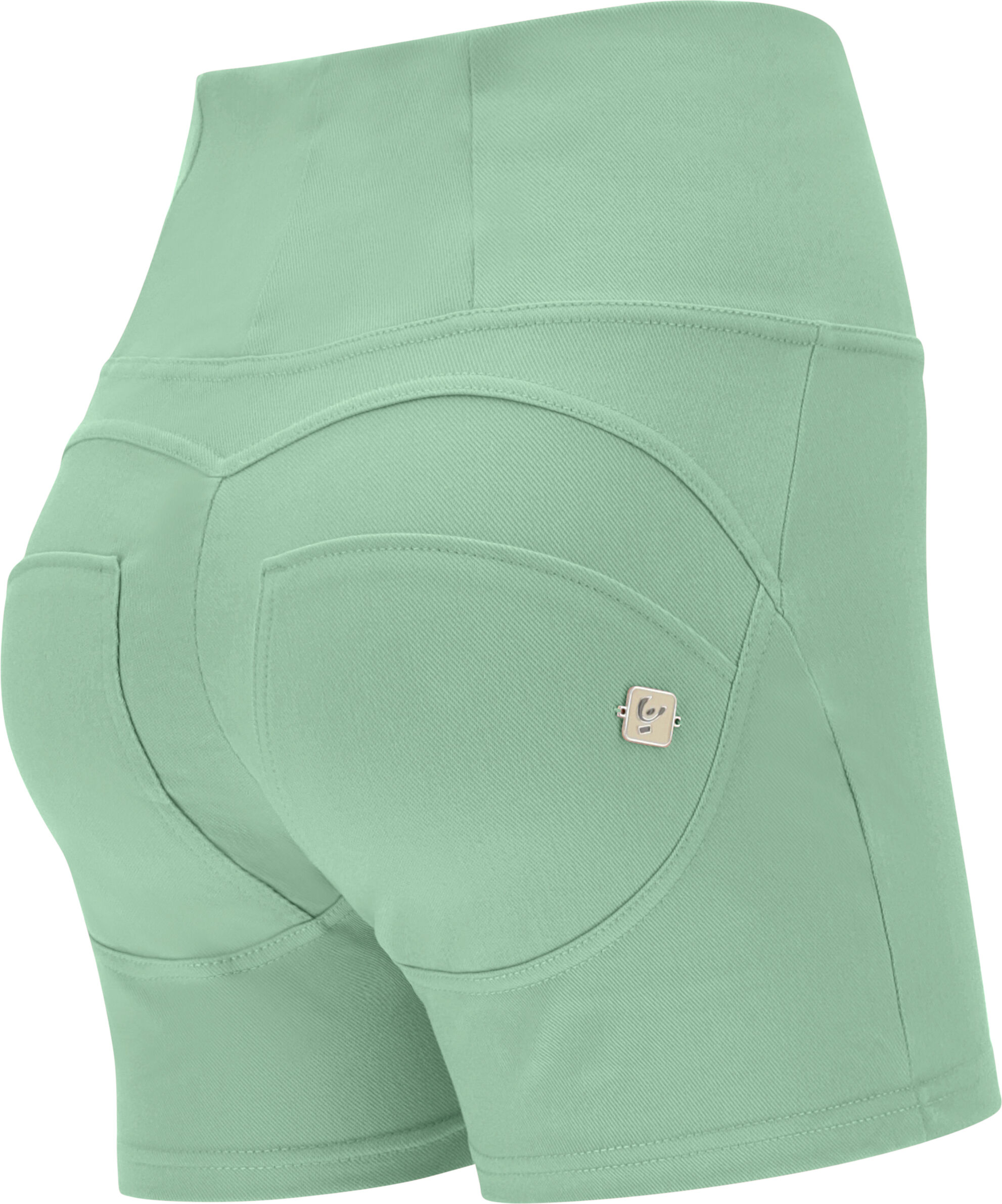 Freddy Shorts a vita alta WR.UP® modellanti in jersey drill Green Ash Donna Xxs