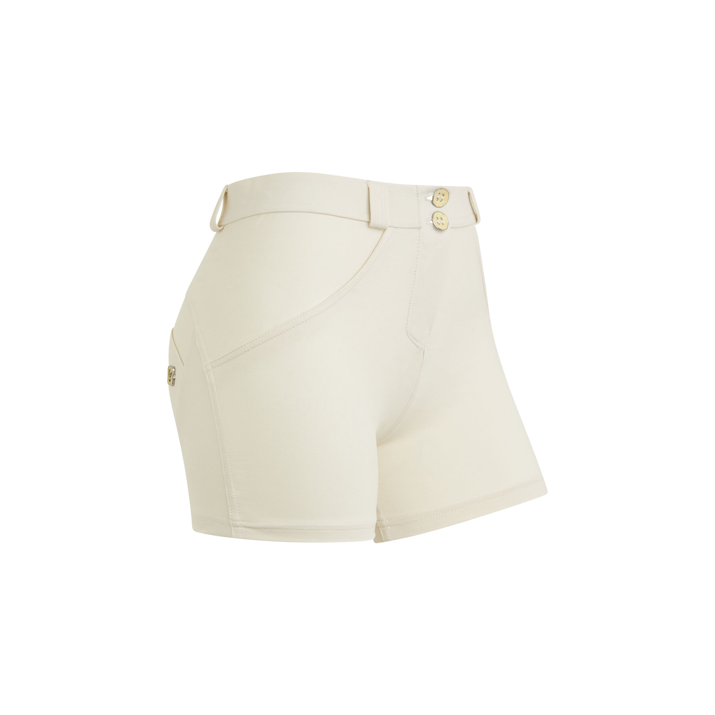 Freddy Shorts push up WR.UP® in jersey organico vita regular Lily White Donna Extra Small