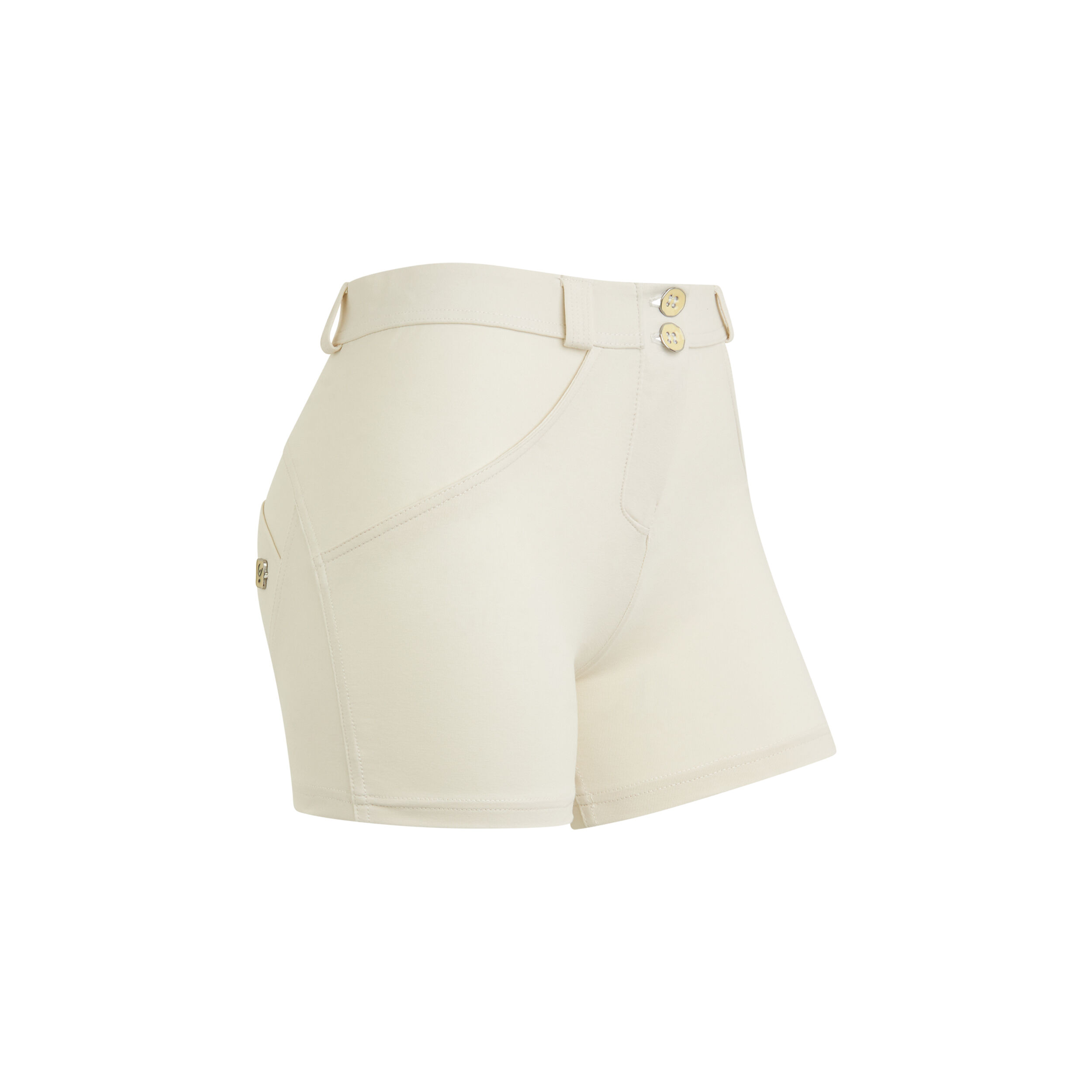 Freddy Shorts push up WR.UP® in jersey organico vita regular Lily White Donna Medium