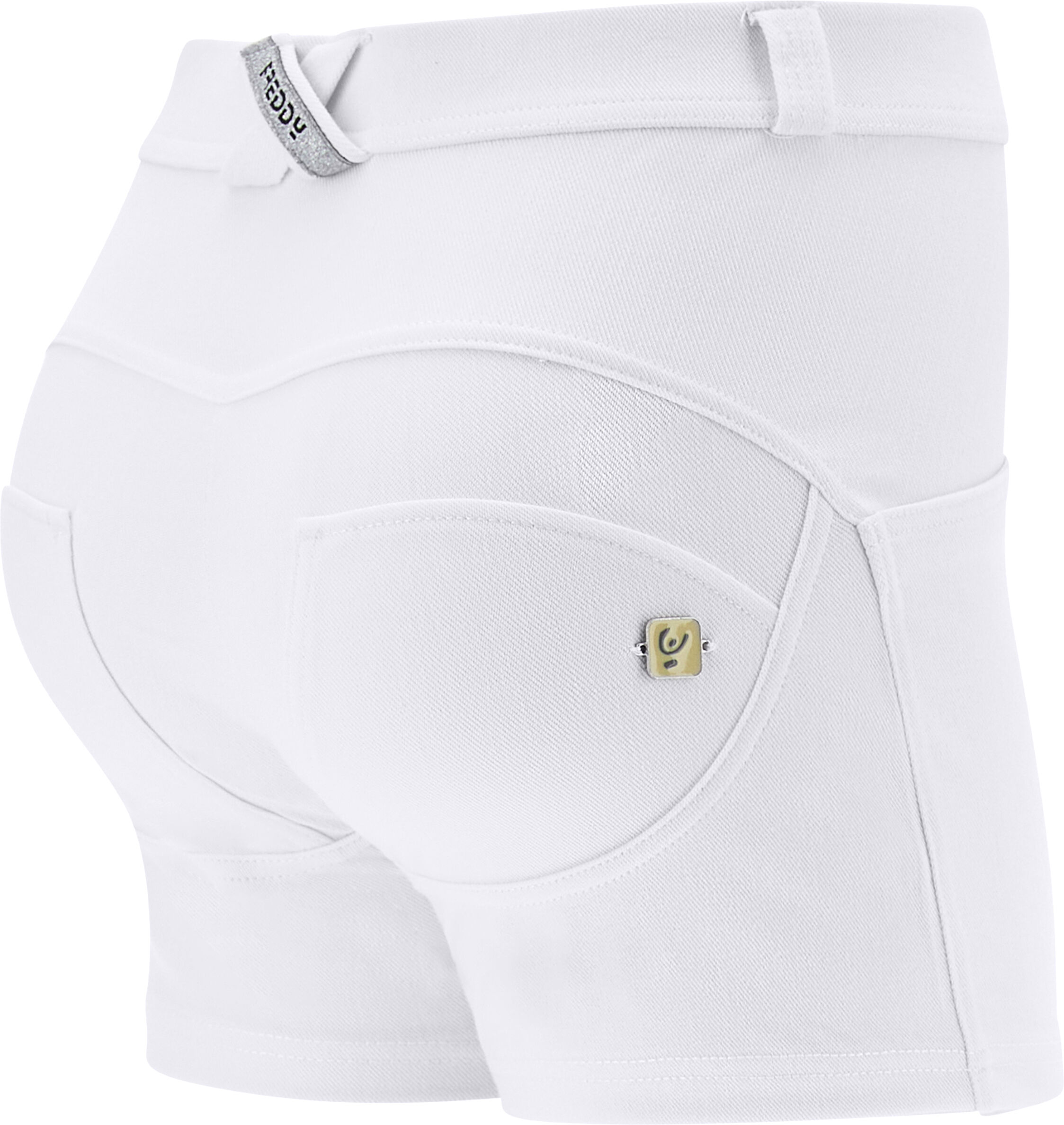 Freddy Shorts push up WR.UP® skinny vita regular in jersey drill Bianco Donna Extra Small