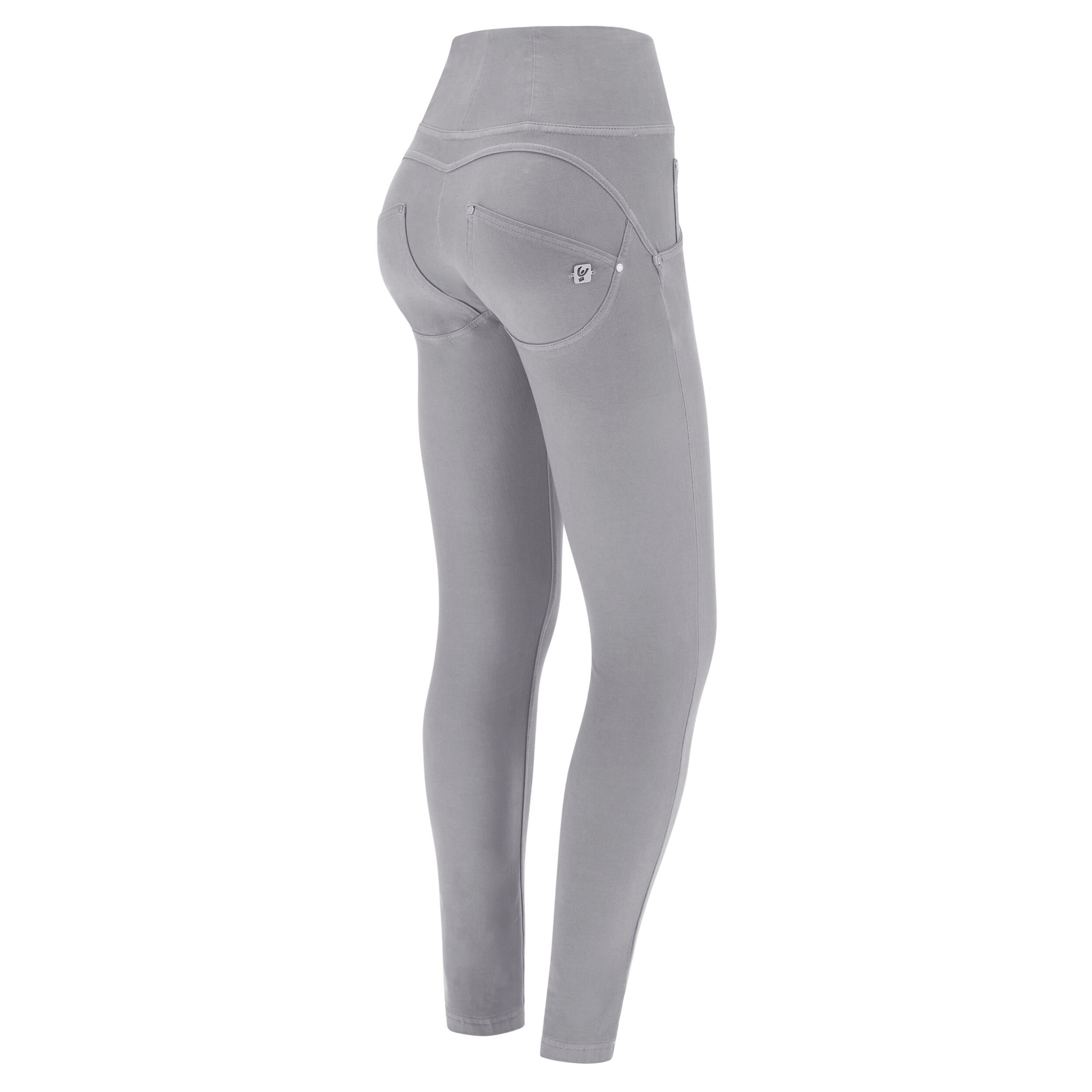 Freddy Pantaloni push up WR.UP® vita alta tessuto navetta ecologico Gull Donna Small