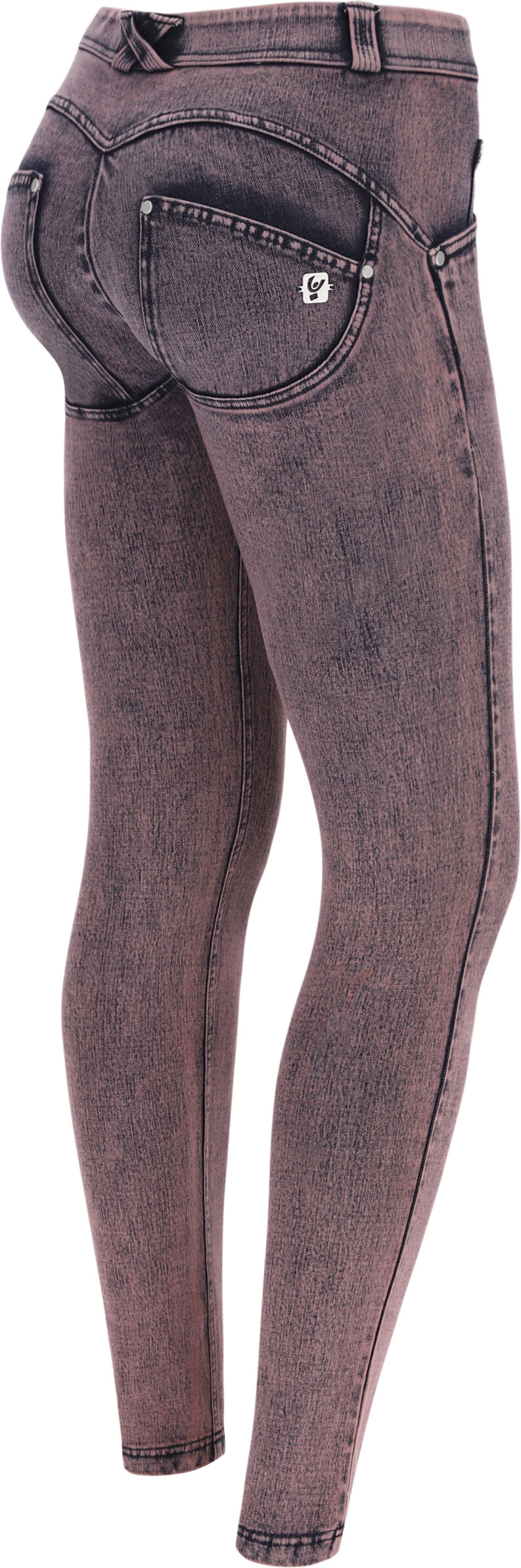 Freddy Jeans push up WR.UP® denim navetta effetto marble colorato Denim Lunar Brown-Cuciture Blu Donna Medium