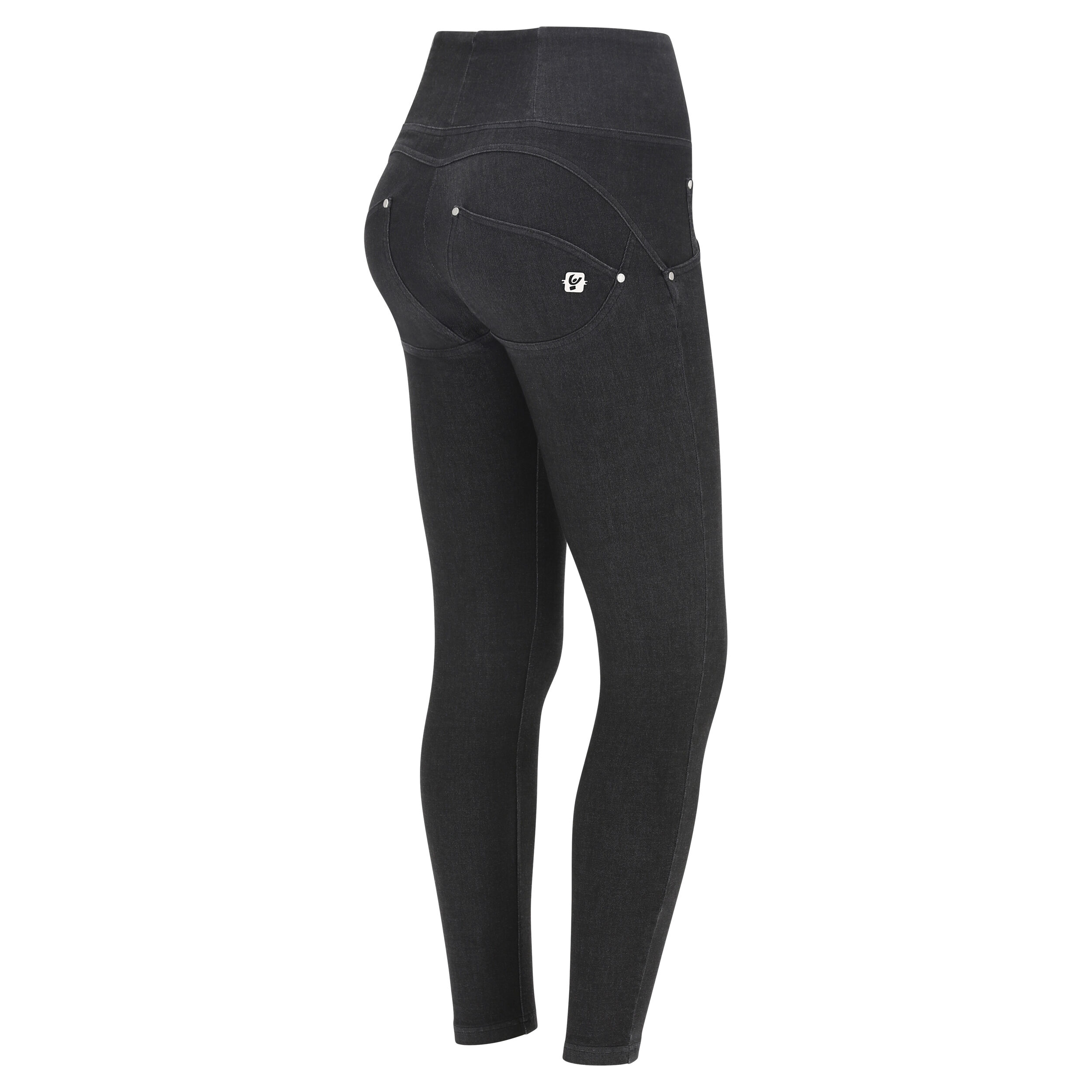 Freddy Pantaloni push up WR.UP® vita alta superskinny tessuto navetta Nero Donna Extra Small