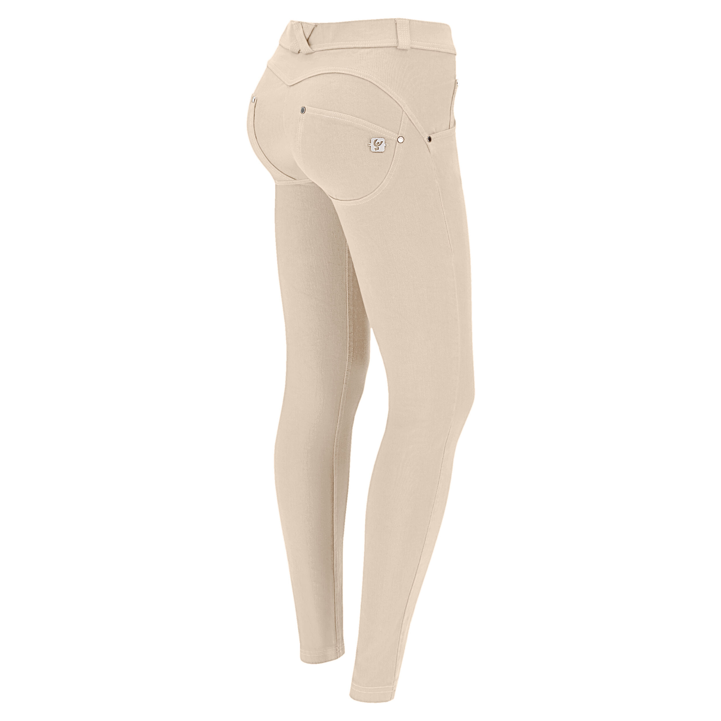 Freddy Pantaloni push up WR.UP® vita alta superskinny tessuto navetta Macadamia Donna Large