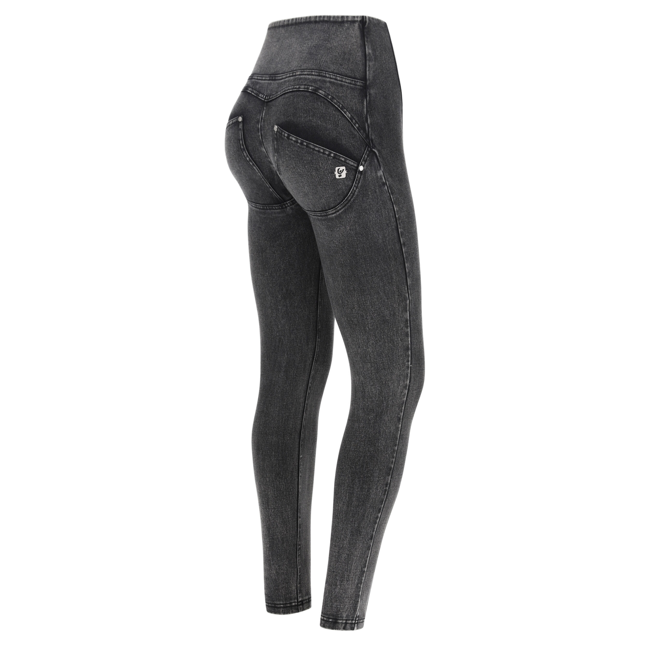 Freddy Jeans push up WR.UP® eco denim navetta con impunture Black Denim-Black Seams Donna Medium