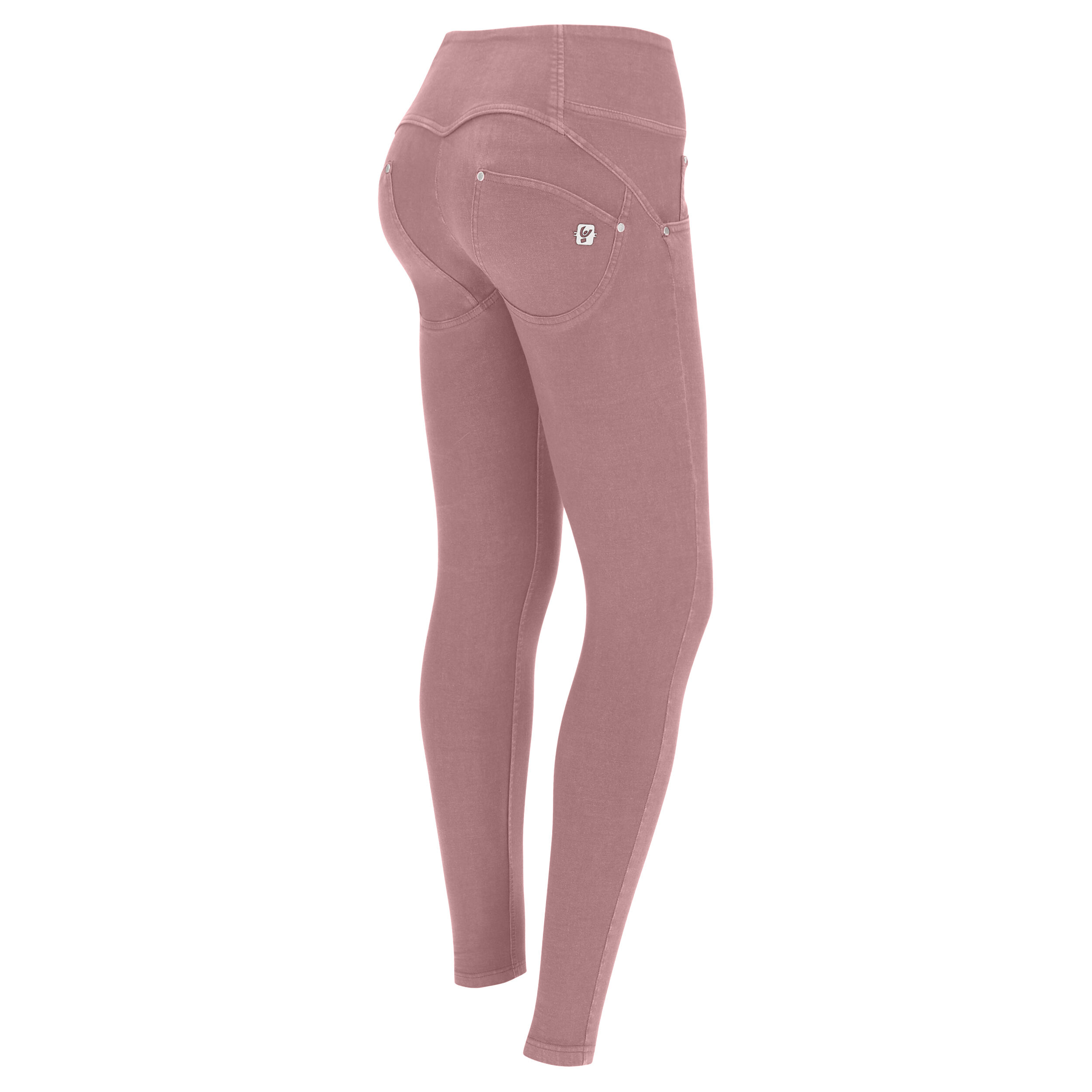 Freddy Pantaloni push up WR.UP® vita media tessuto navetta tinto in capo Nostalgia Rose Donna Medium