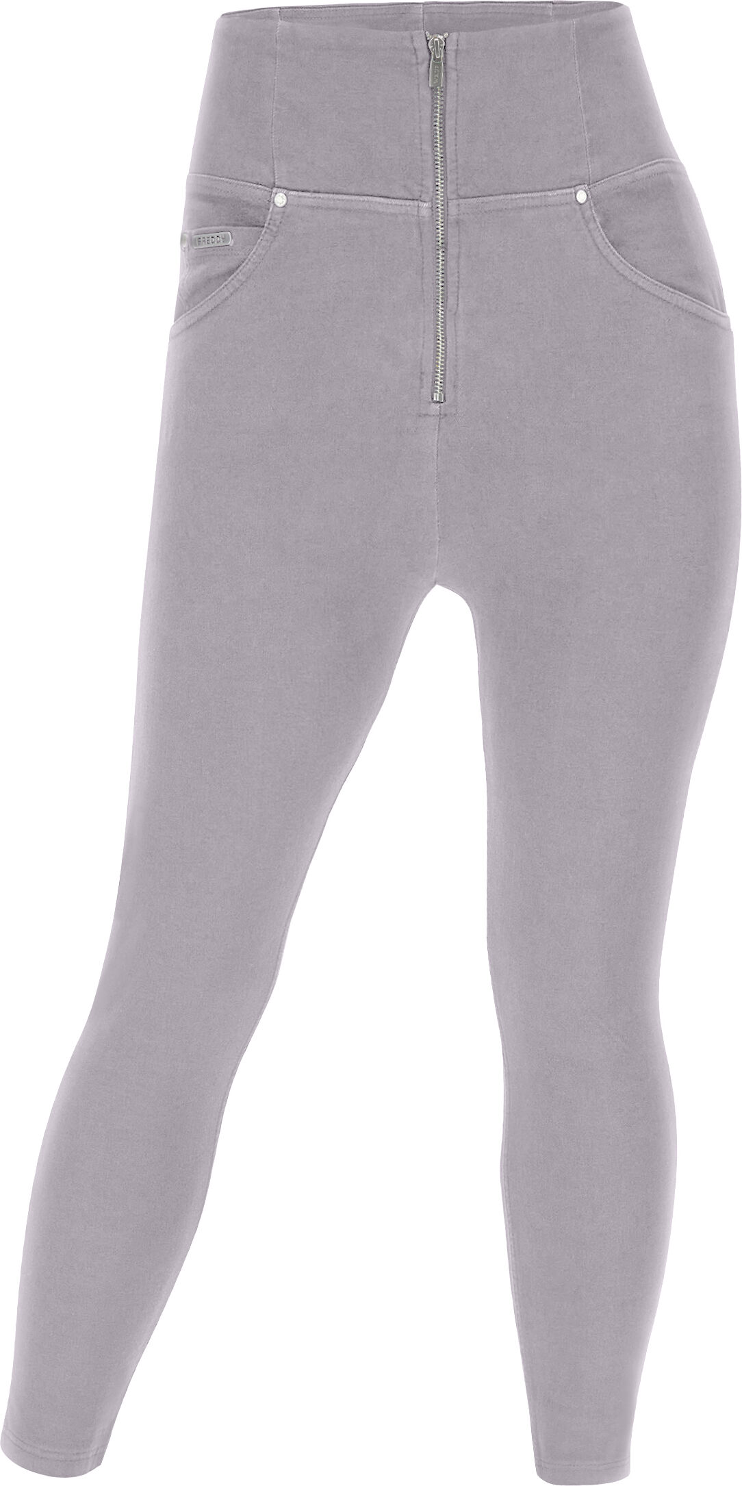 Freddy Pantaloni push up WR.UP® 7/8 curvy superskinny in navetta Gull Gray Donna Extra Large