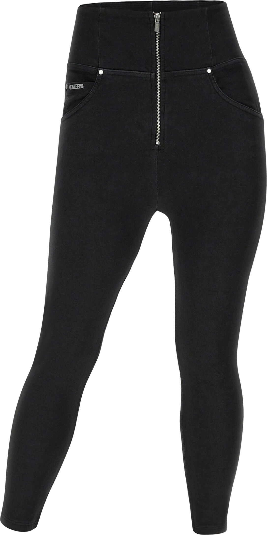 Freddy Pantaloni push up WR.UP® 7/8 curvy superskinny in navetta Nero Donna Large