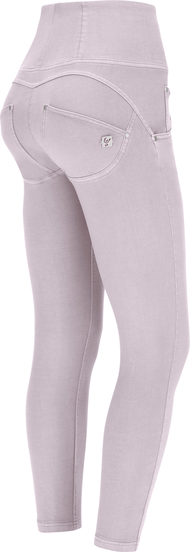 Freddy Pantaloni push up WR.UP® 7/8 superskinny in tessuto navetta Orchid Ice Donna Extra Large