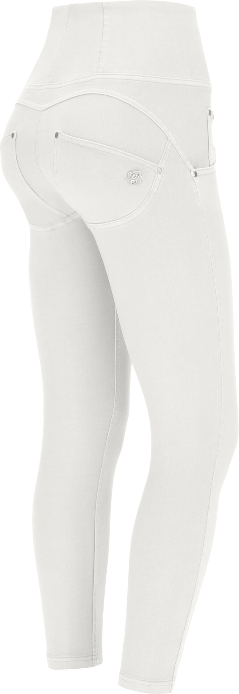 Freddy Pantaloni push up WR.UP® 7/8 superskinny in tessuto navetta Buttercream Donna Medium