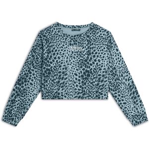 Freddy - Leopard Cropped - Blu - Comfort Fit - Felpa Freddy - Leopard Cropped - Blu - Comfort Fit - Felpa