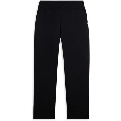 Pantaloni Freddy in popeline elasticizzata regular fit Nero Donna Medium Pantaloni Freddy in popeline elasticizzata regular fit Nero Donna Medium