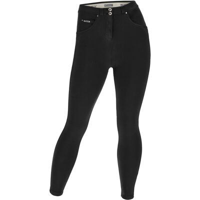 Freddy Pantaloni push up WR.UP® curvy tessuto navetta ecologico Nero Donna Large Freddy Pantaloni push up WR.UP® curvy tessuto navetta ecologico Nero Donna Large