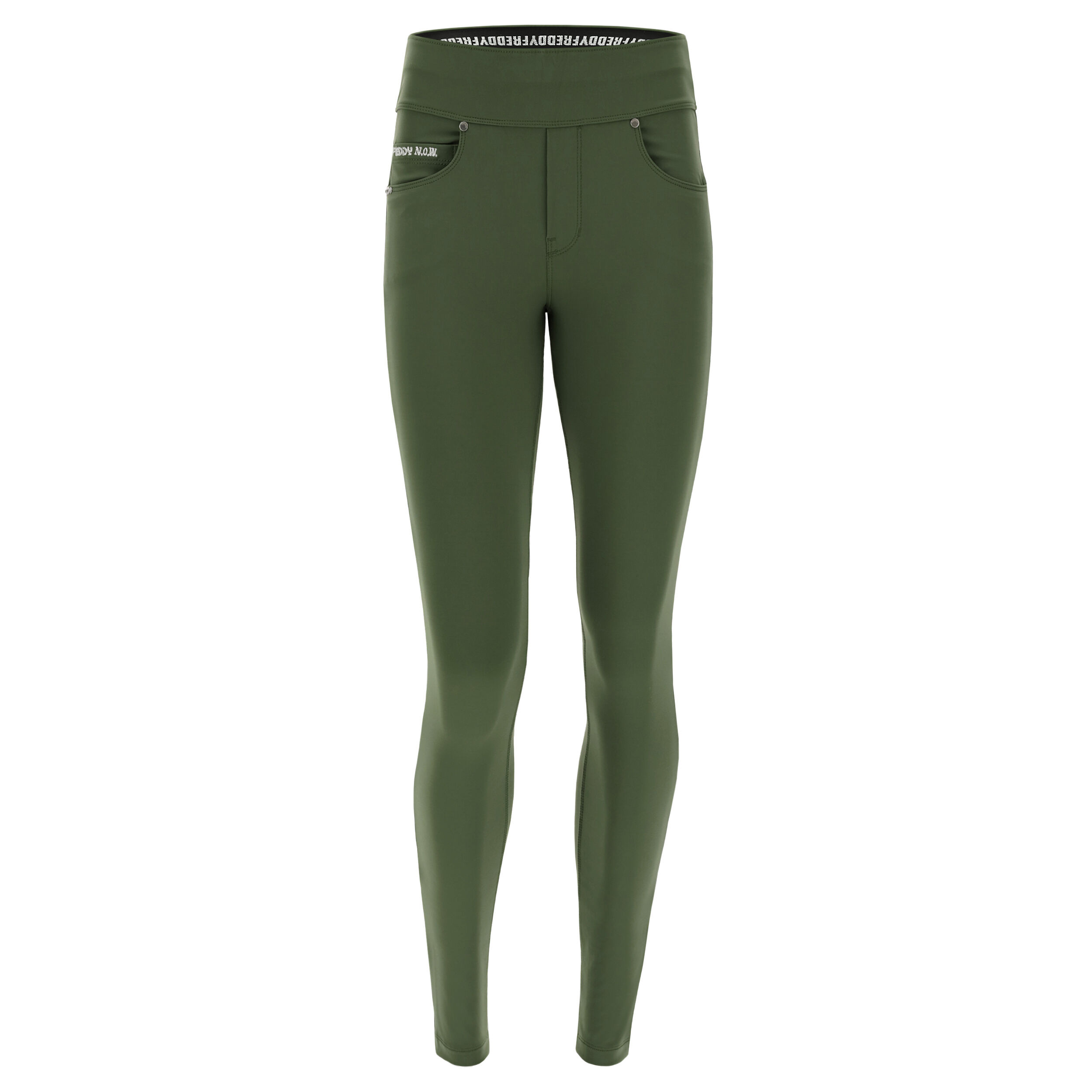 Freddy N.O.W.® Pants Yoga skinny colorati Rifle Green