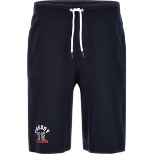 Freddy Pantaloncini in cotone con lettering stile college Blu Uomo Extra Large