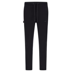 Freddy Joggers in cotone con fondo dritto Nero Uomo Xxx Large