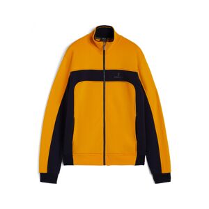 Freddy Felpa full-zip a blocchi di colore con collo alto Giallo Ocra Uomo Small